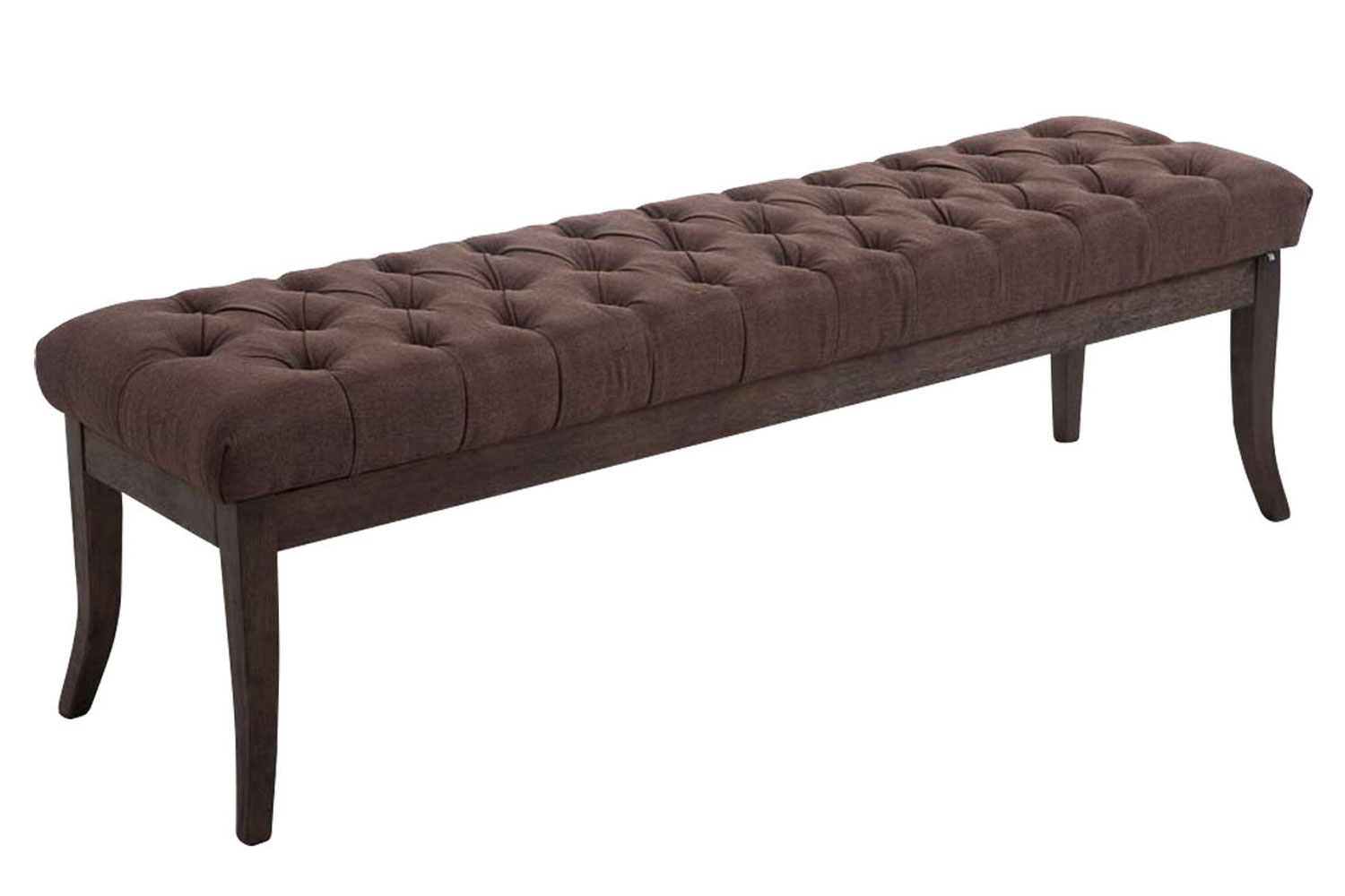 Sitzbank Ramses Stoff antik-dunkel 150, braun