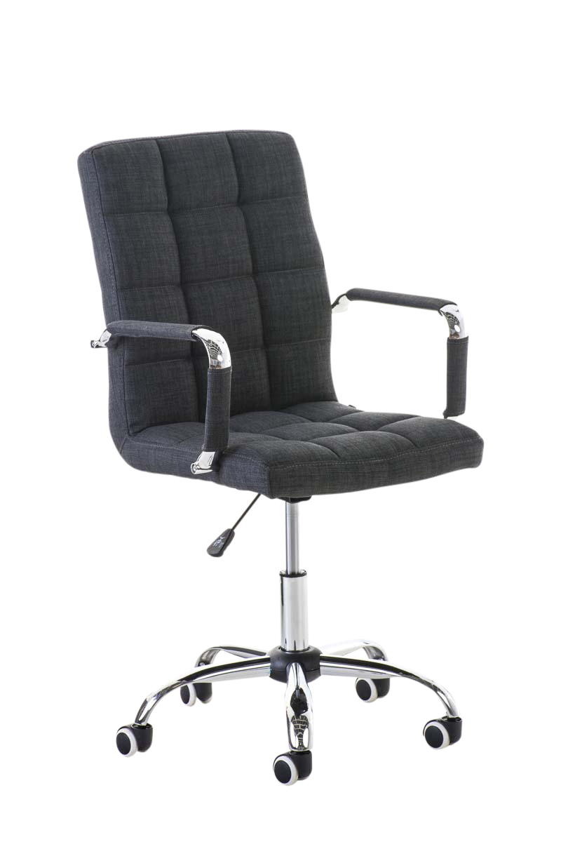 Bürostuhl Deli V2 Stoff, grau