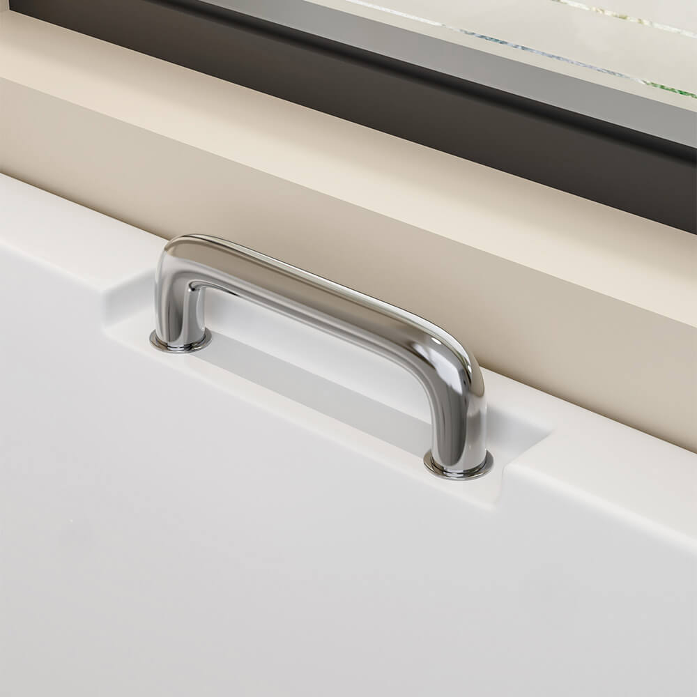 Seniorenbadewanne liegend mit Whirlpoolfunktion VITAL M - 153 x 76 cm Rechts