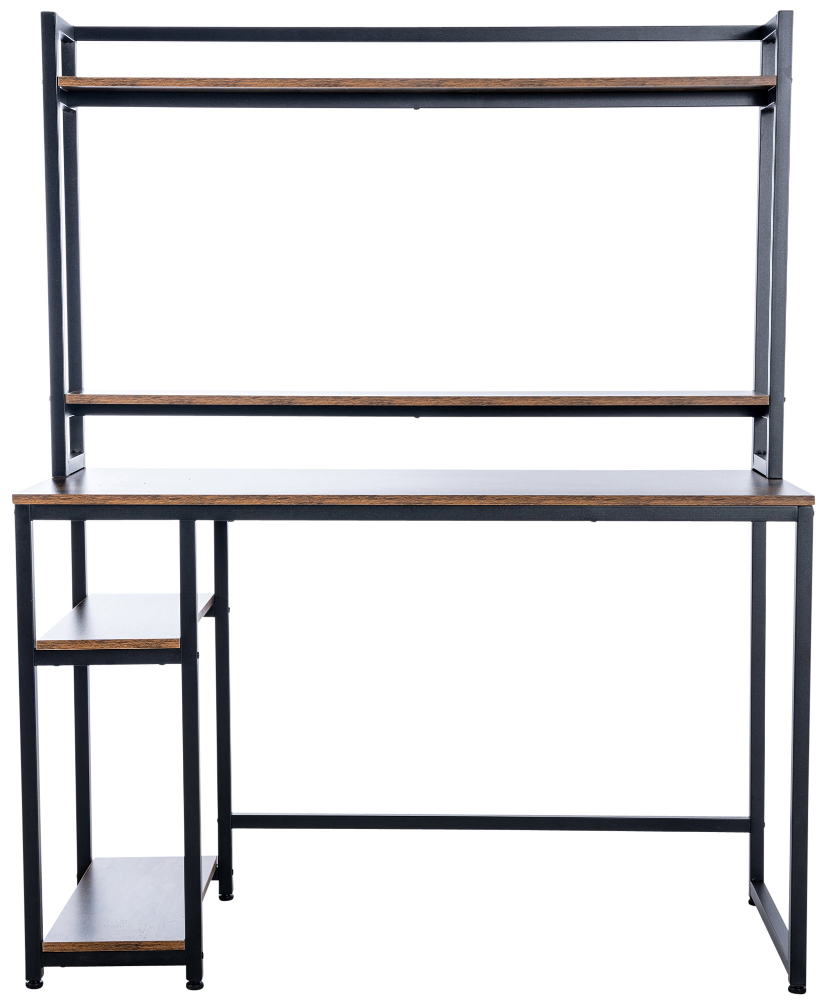 Schreibtisch Billings, schwarz/braun