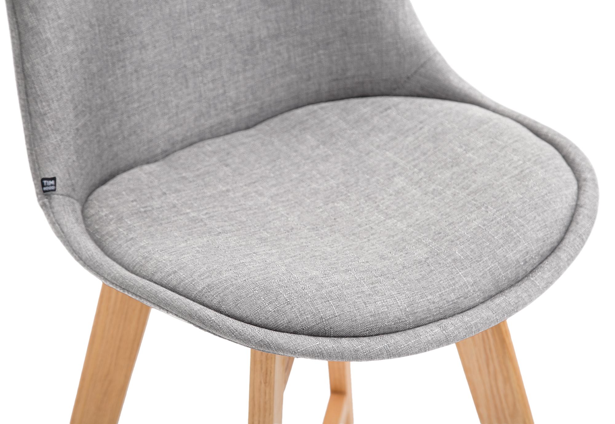 2er Set Barhocker Cannes Stoff natura, grau