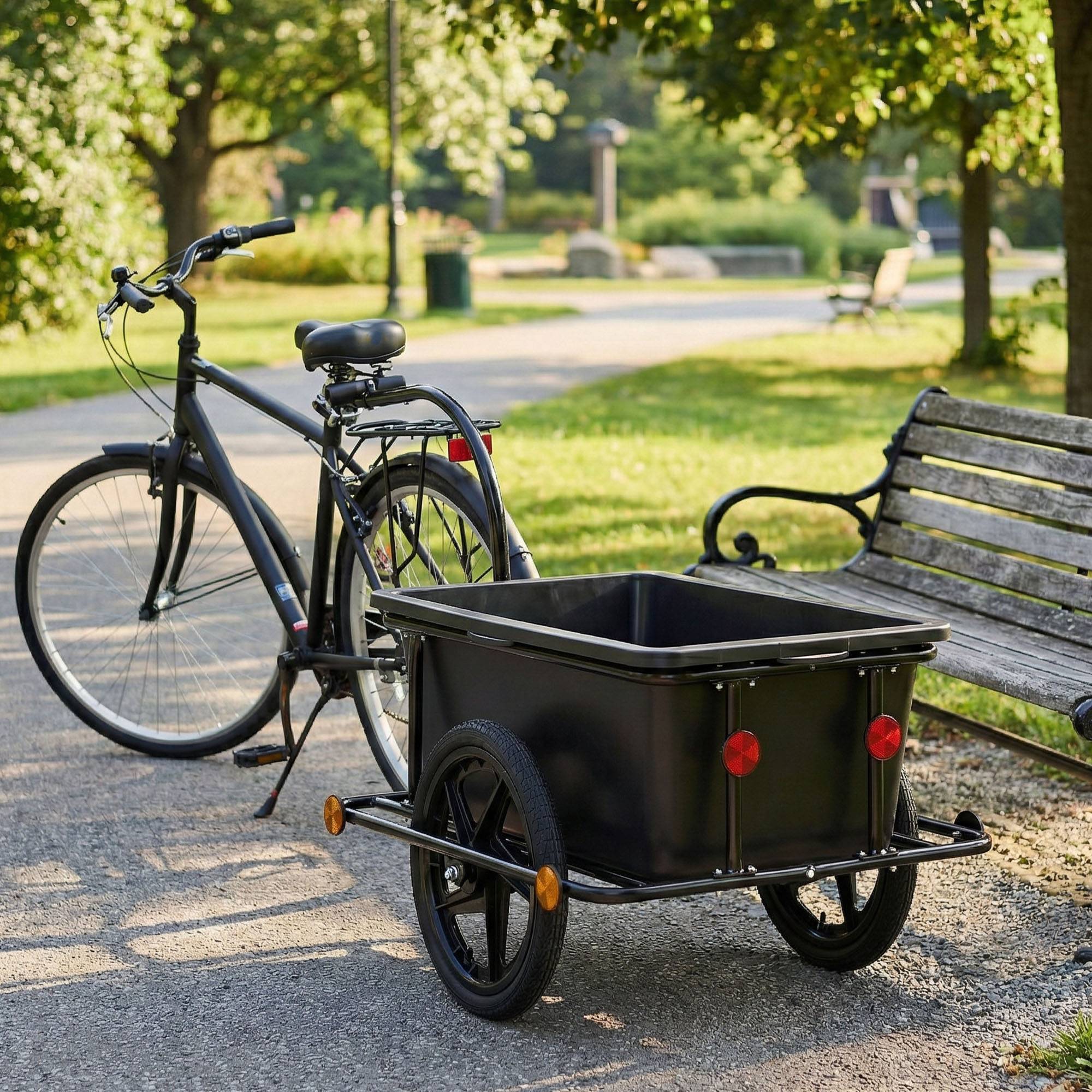 Fahrradanhänger Haarlem, schwarz