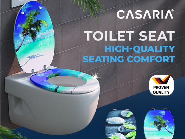 Toilettensitz Strand mit Absenkautomatik