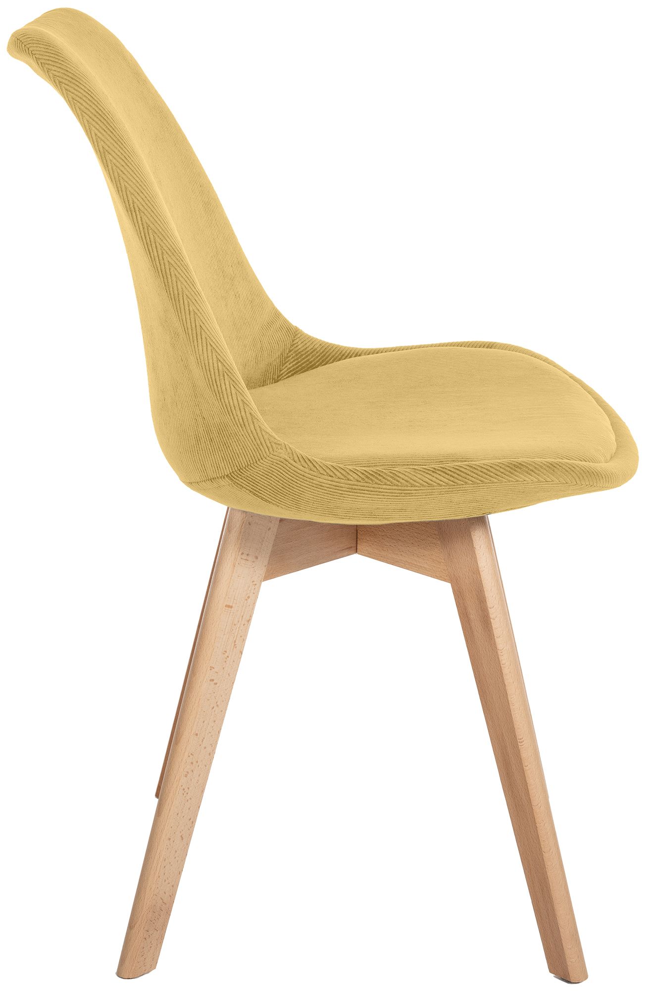 Stuhl Linares Cord, gelb