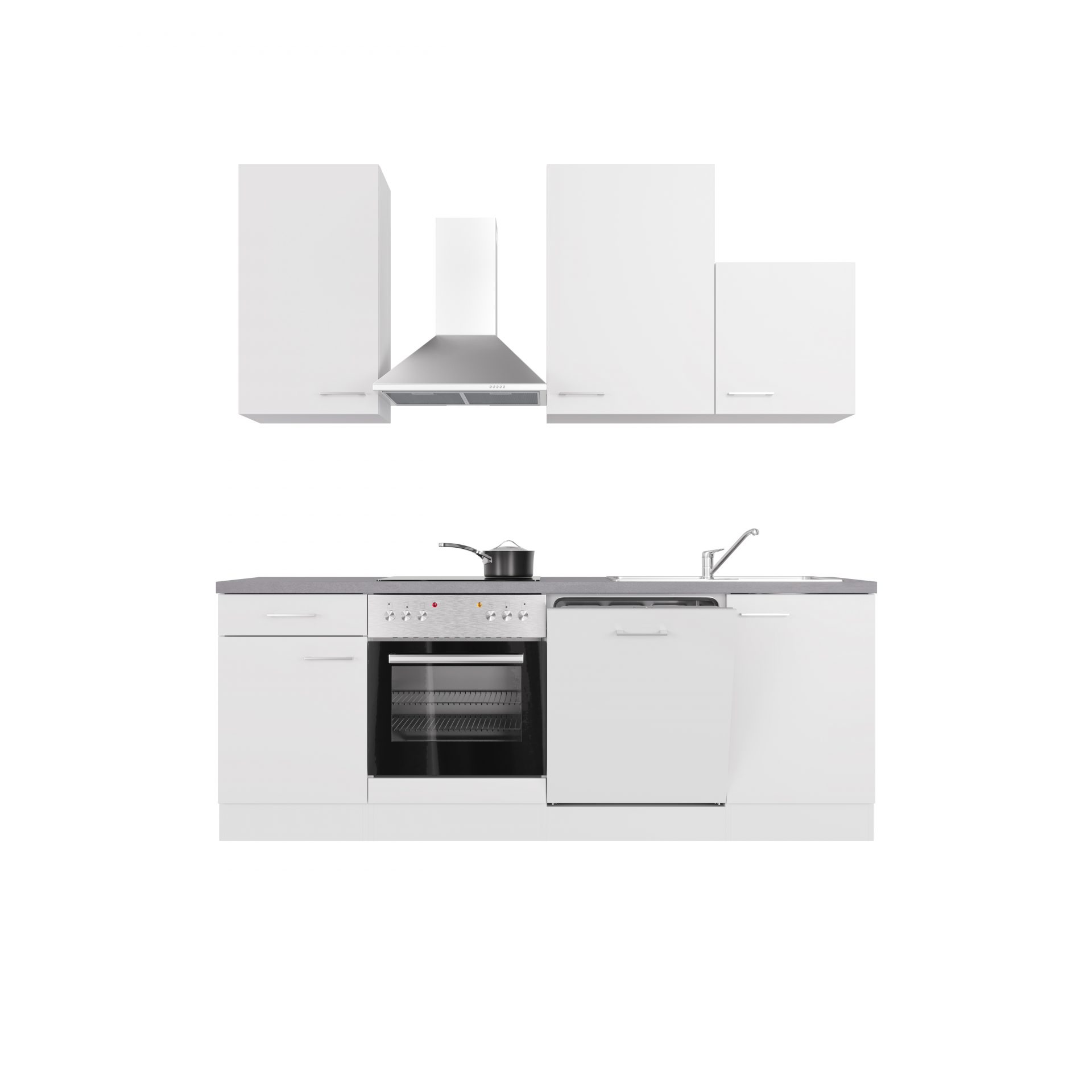 Küchenzeile VITA 220 cm mit E-Geräten