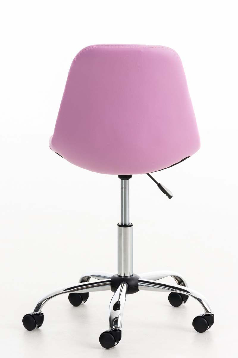 Bürostuhl Emil Kunstleder, pink