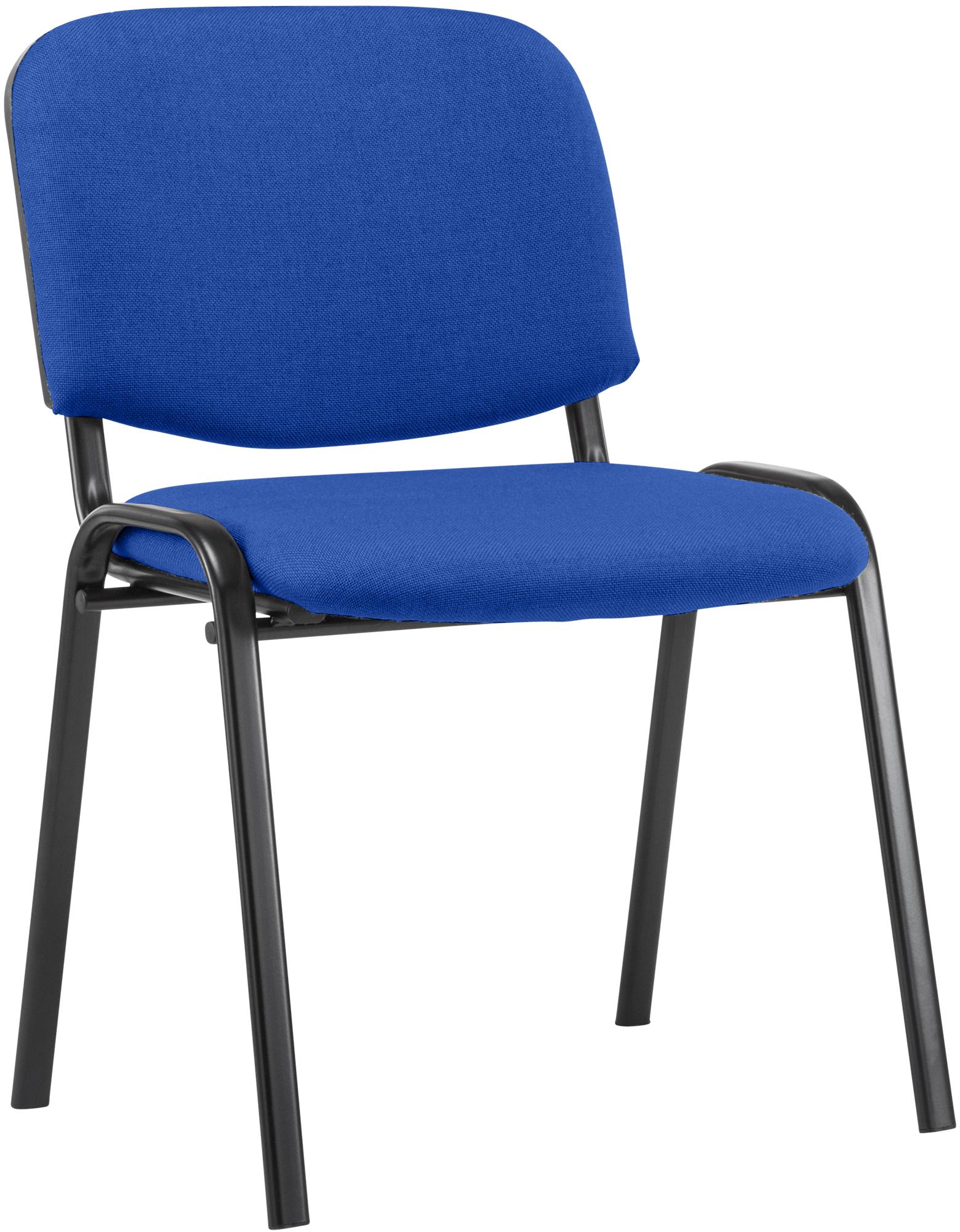 Besucherstuhl Ken Stoff, blau