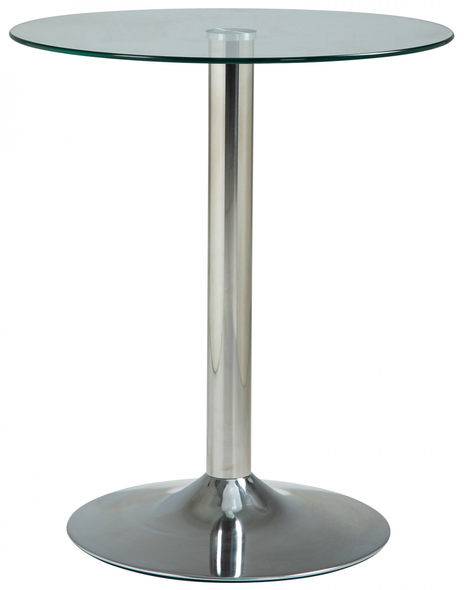Glastisch 70 cm, klarglas