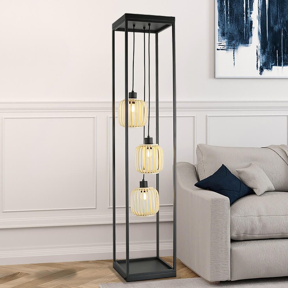 Stehlampe ZITA - Schwarz