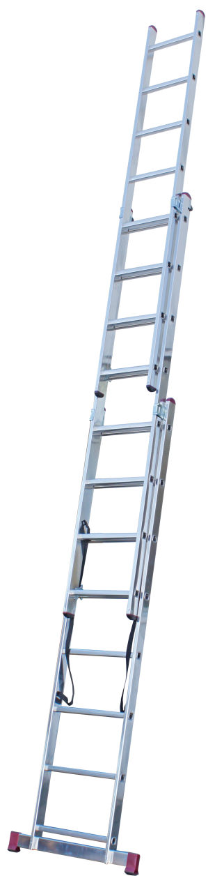 CORDA Vielzweckleiter mit Treppenfunktion 3x8 Sprossen
