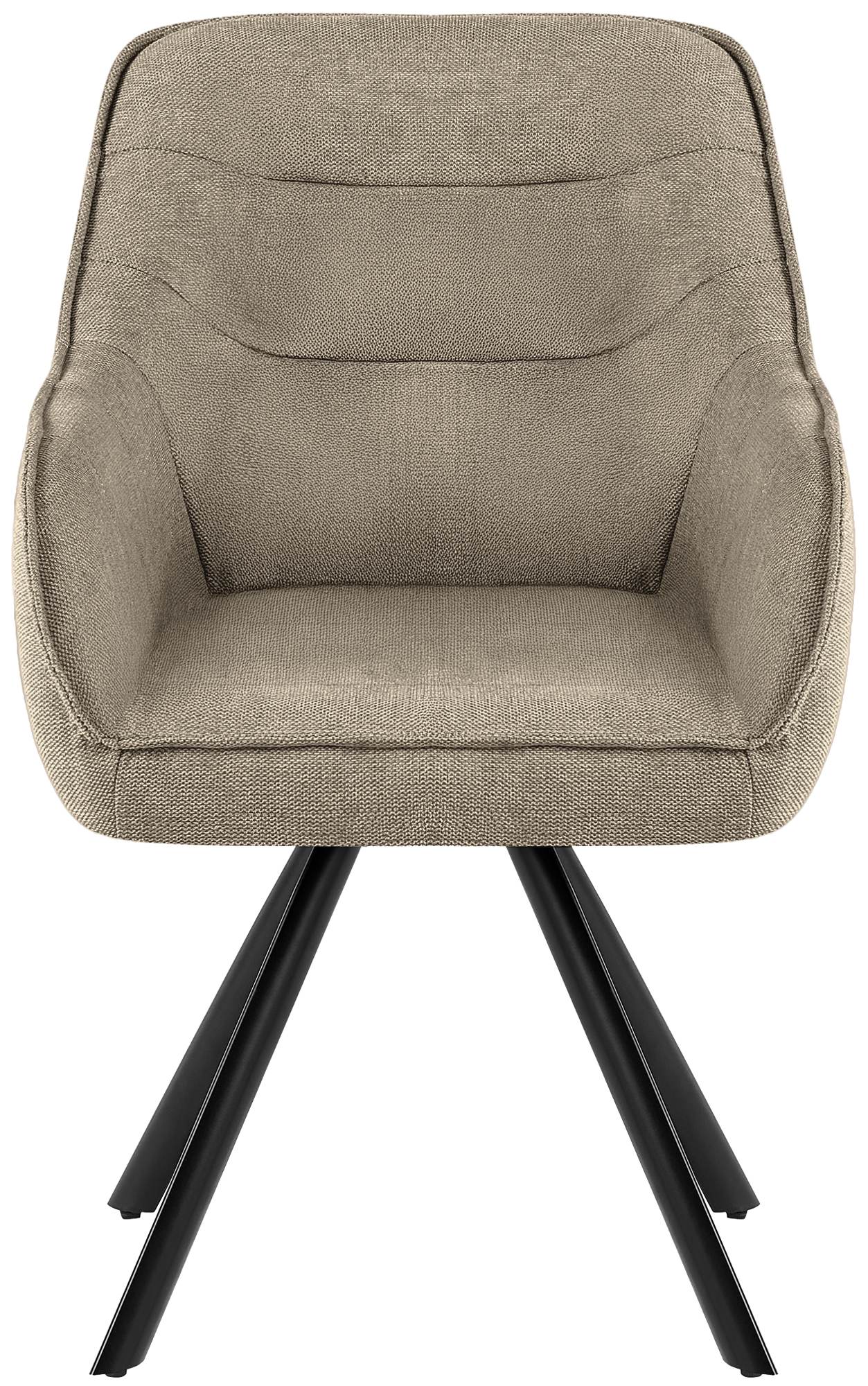 Stuhl Pettuli Stoff, taupe