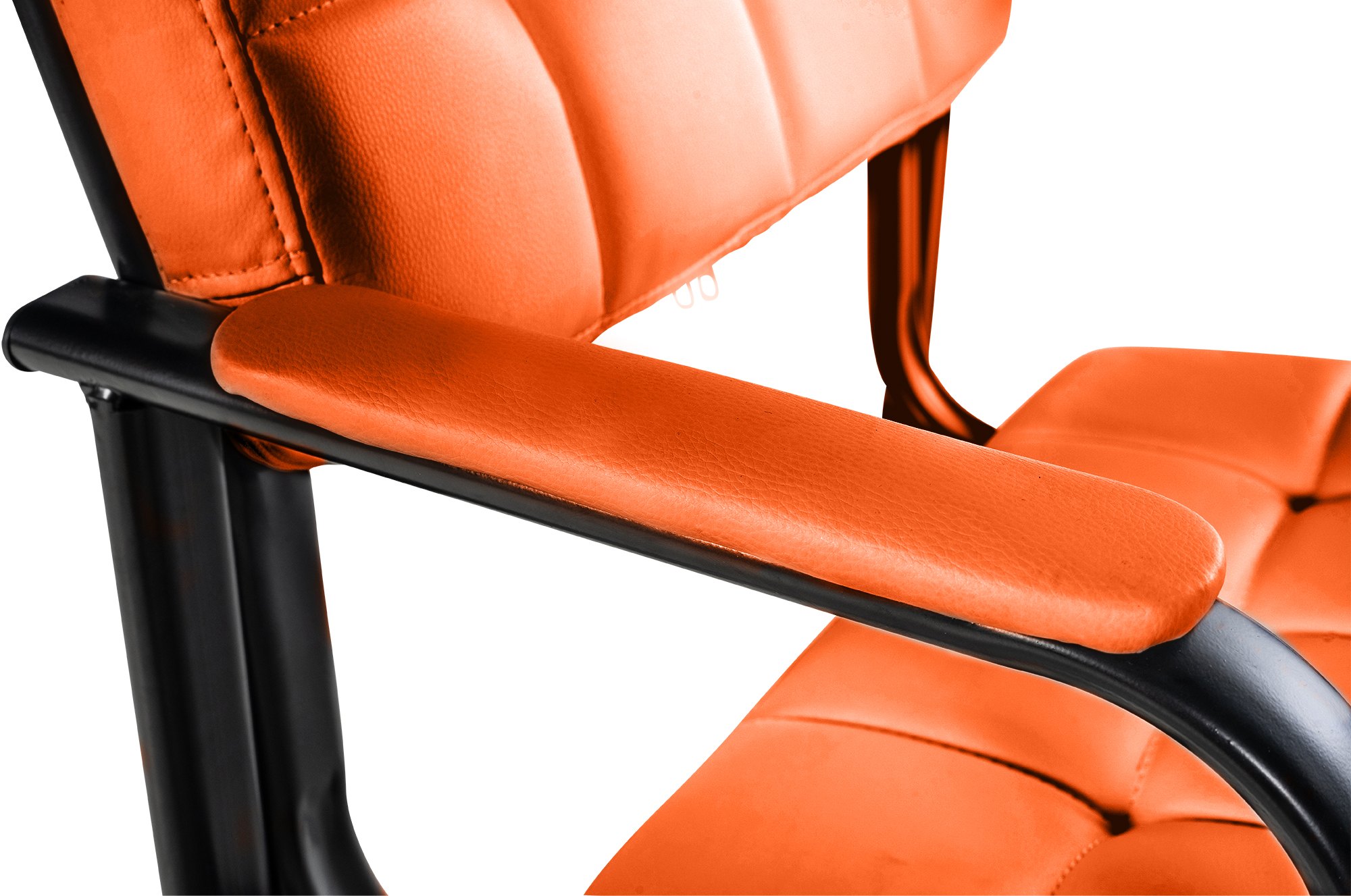 Besucherstuhl Canada B Kunstleder, orange