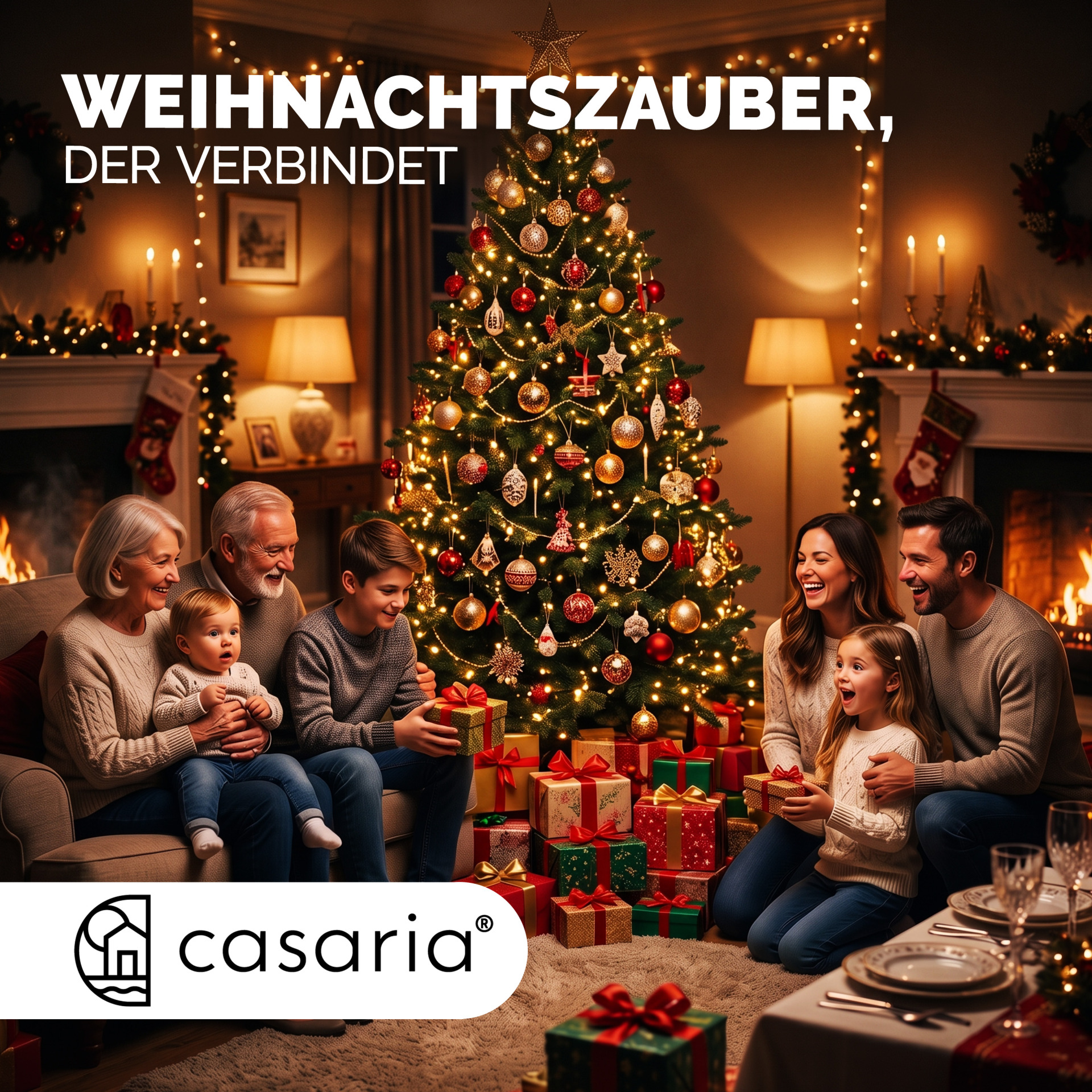 Künstlicher Weihnachtsbaum Premium 150cm PE / PVC mit Holzständer FSC®