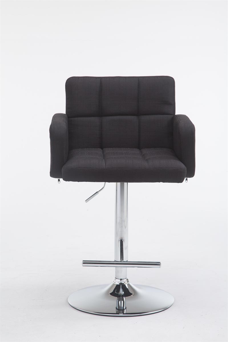 Barhocker Los Angeles Stoff C, schwarz