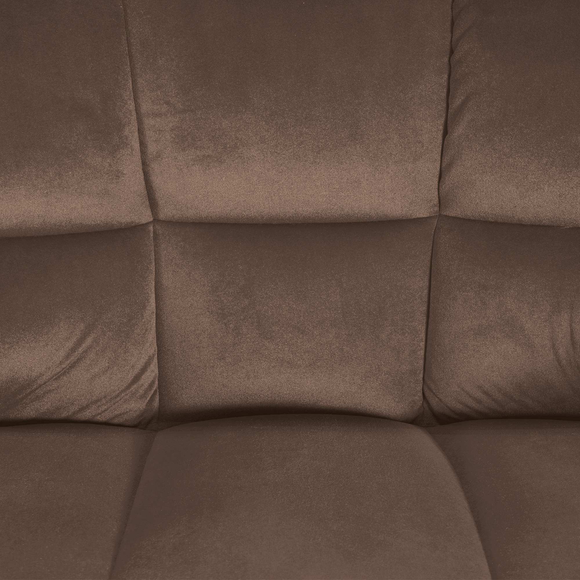 Barhocker Damaso B Samt mit 4-Fuß Gestell, braun