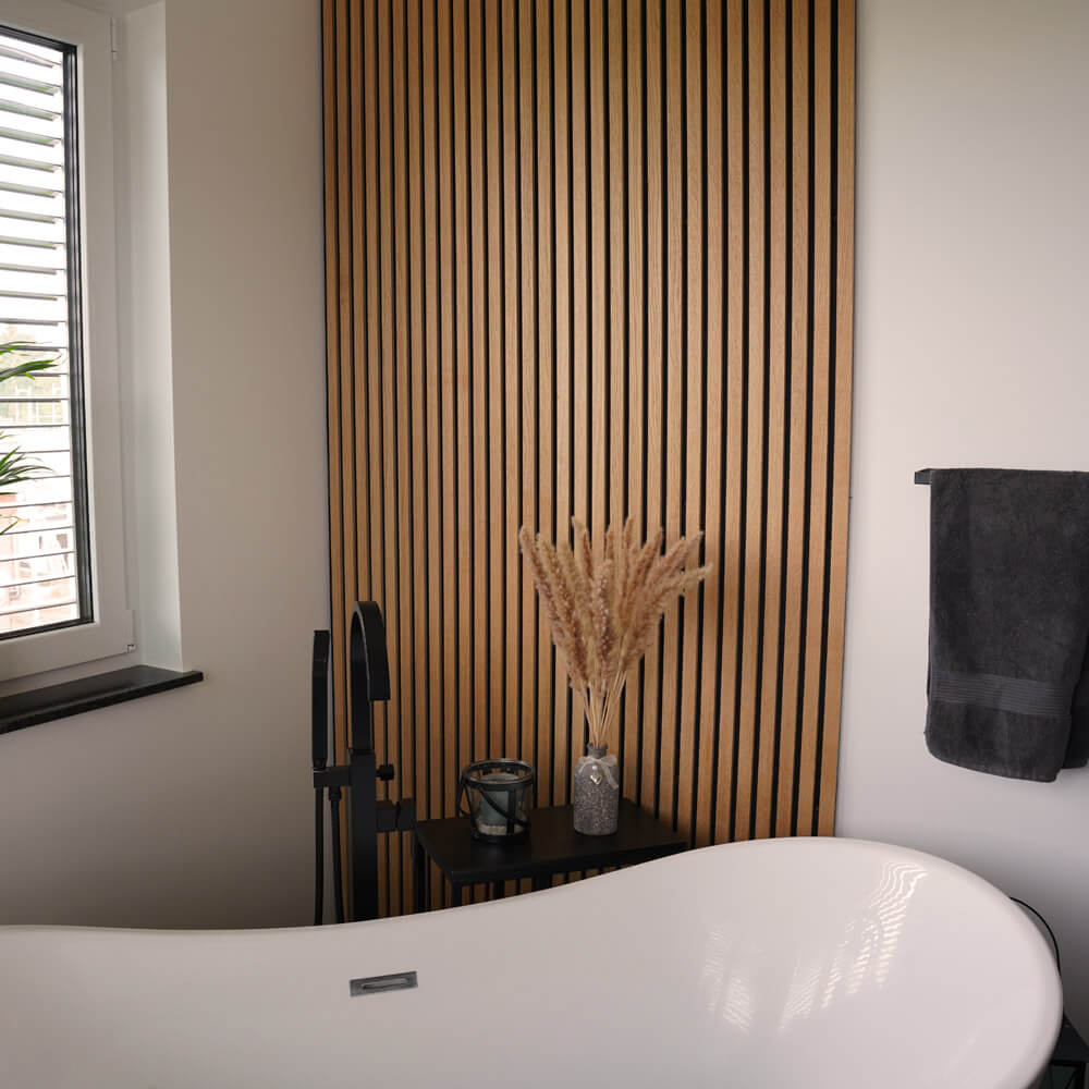 Akustikpaneel SONIC - 240 x 40 cm Oiled Oak