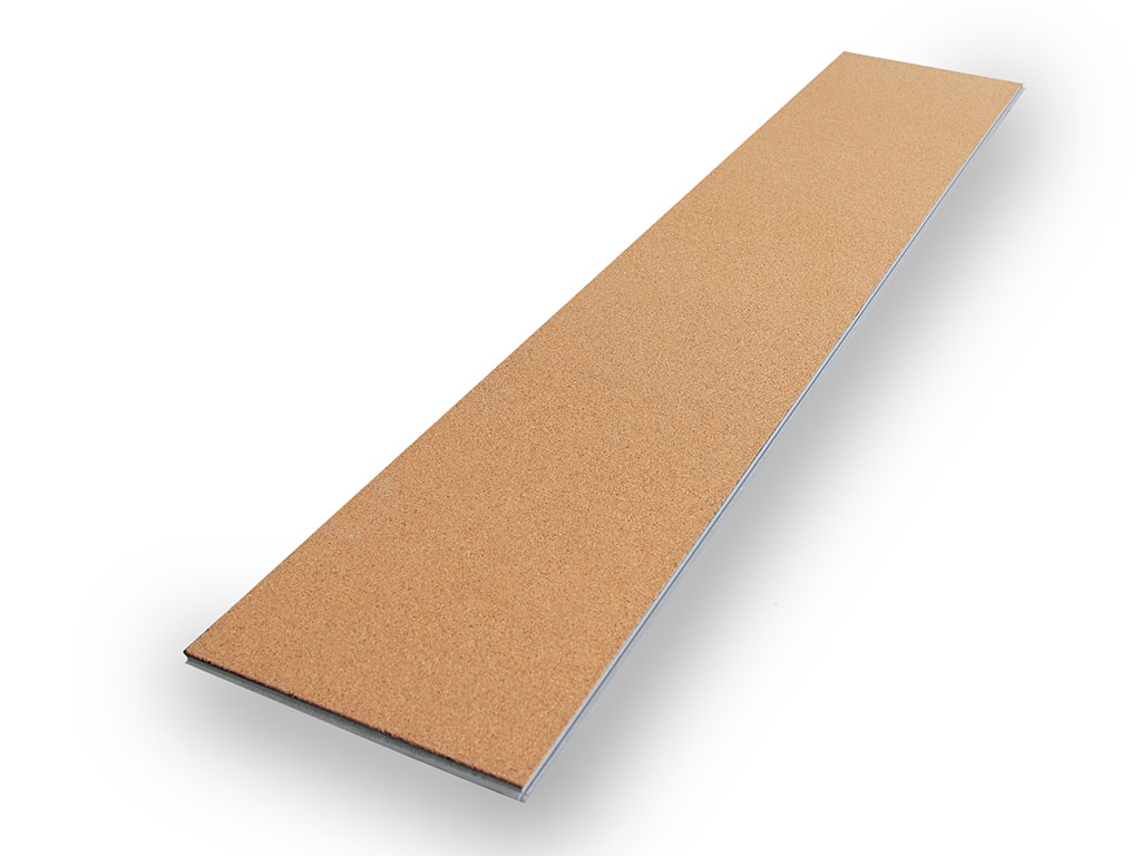 Click-Vinyl CHECK comfort 2514 Breda Lang- und Breitdiele inkl. Trittschall (Kork)