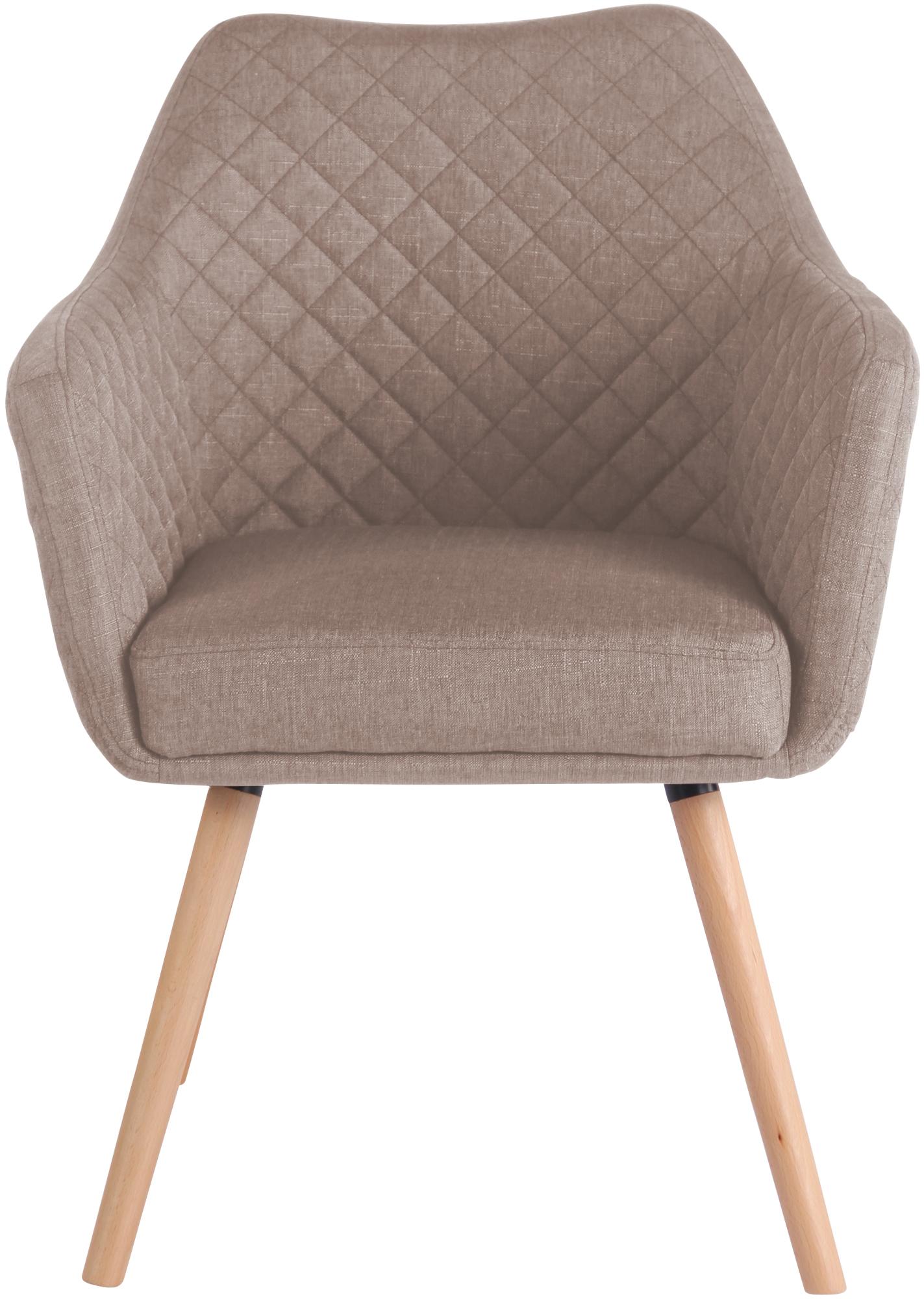 Esszimmerstuhl Gent Stoff natura, taupe