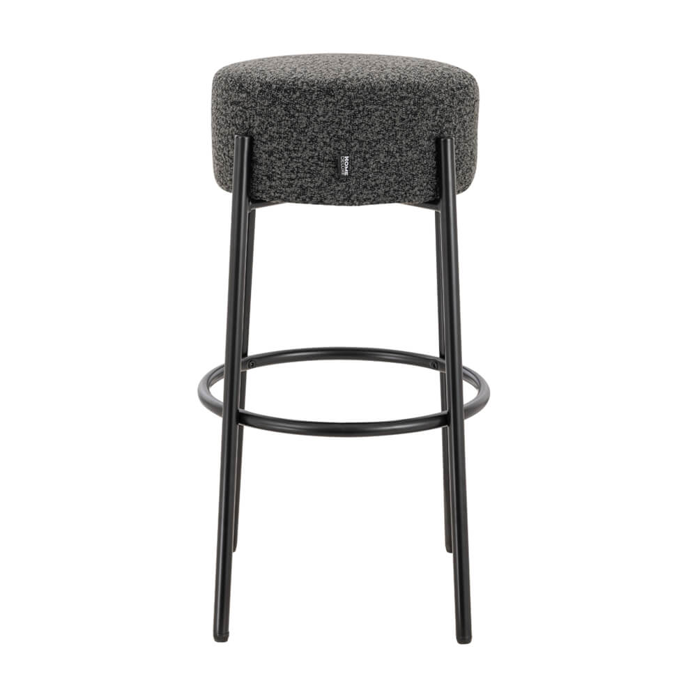 Barhocker OLIN - 2er Set Anthrazit