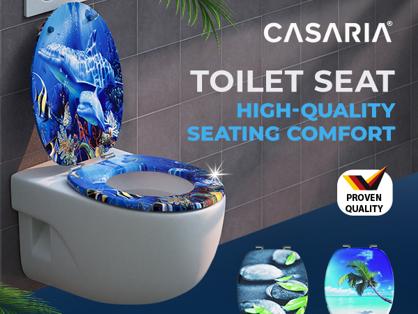 Toilettensitz Sealife mit Absenkautomatik