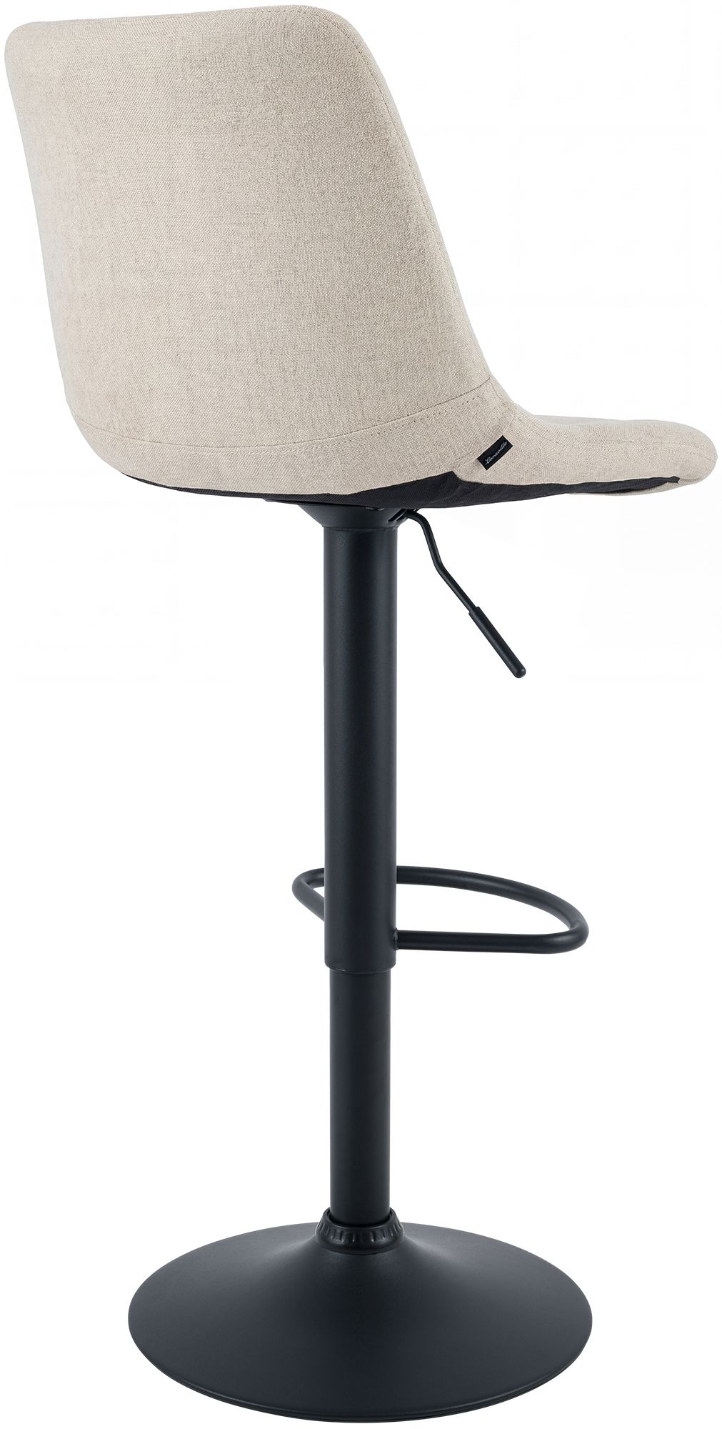 Barhocker Mapun Stoff, creme