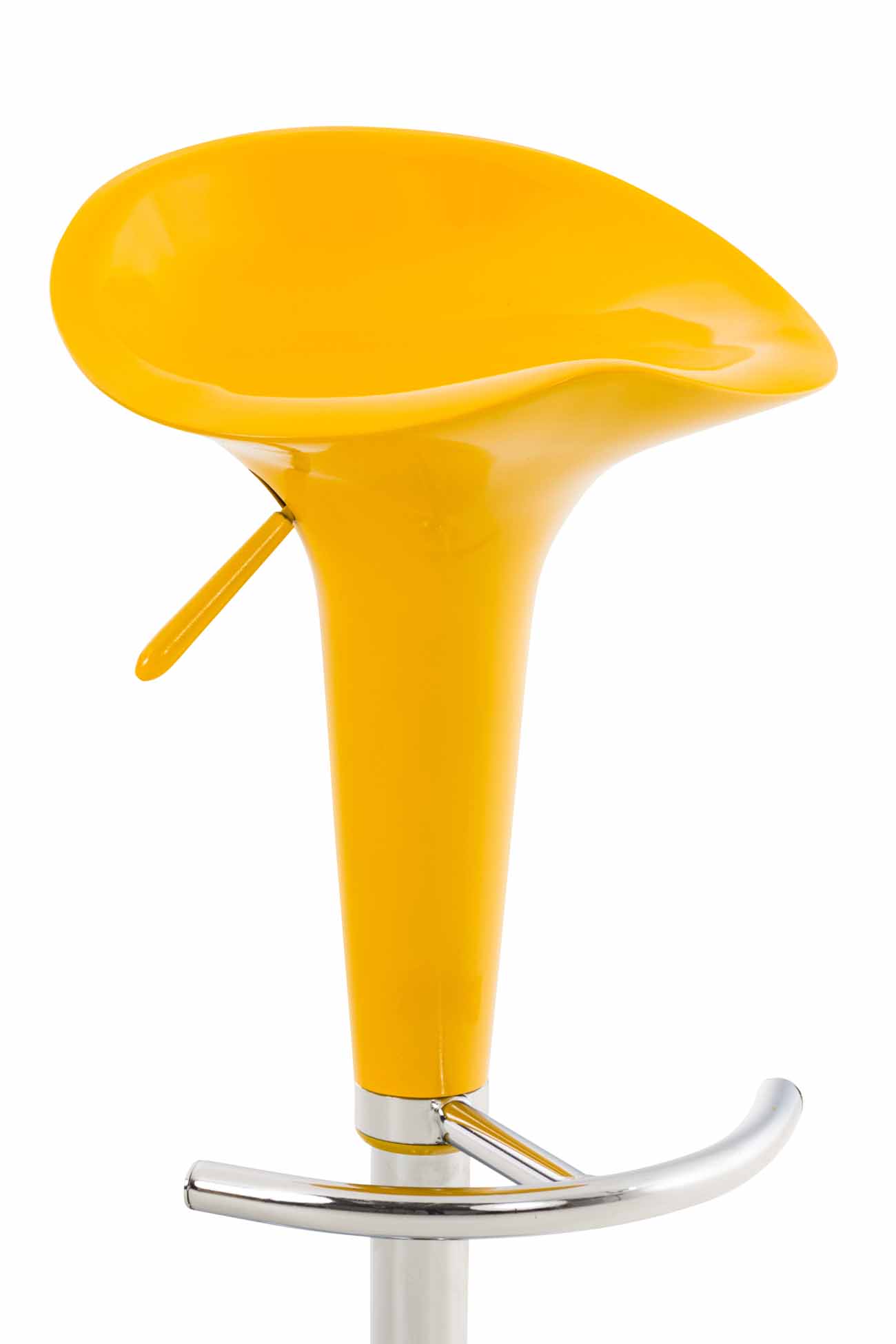 2er Set Barhocker Saddle, gelb
