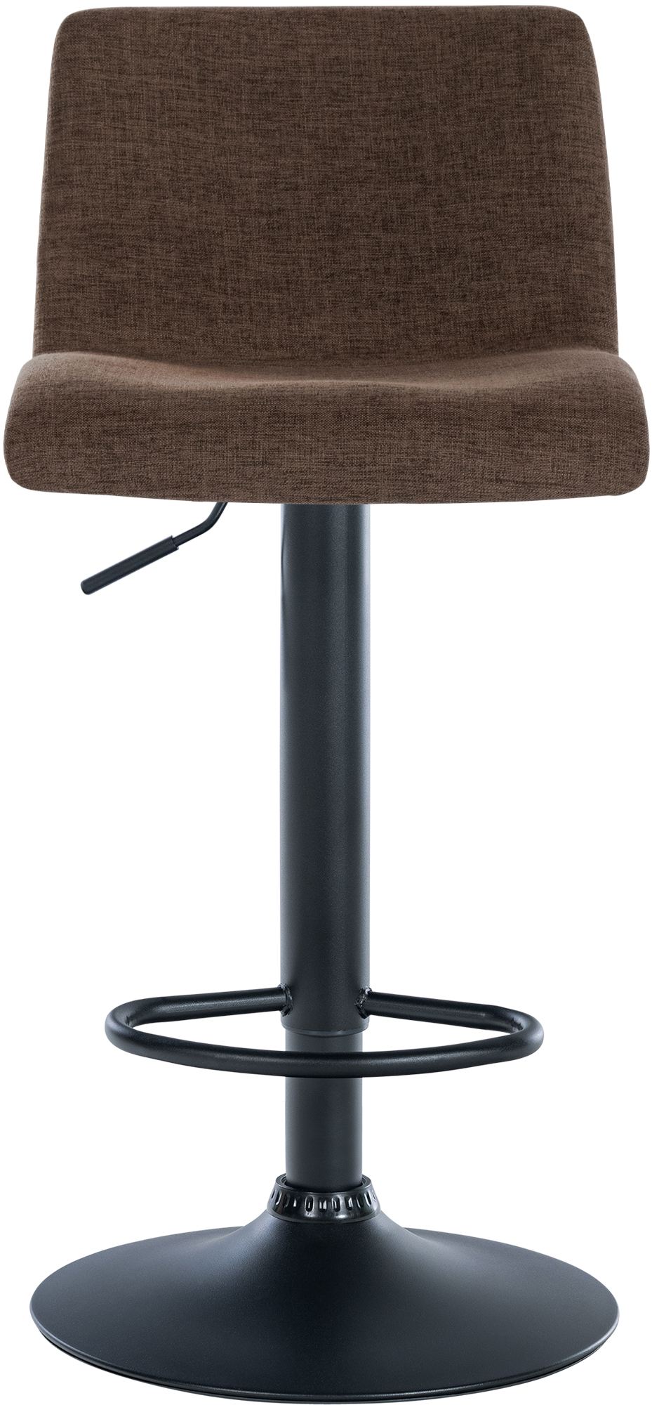 2er Set Barhocker Branford Stoff, braun