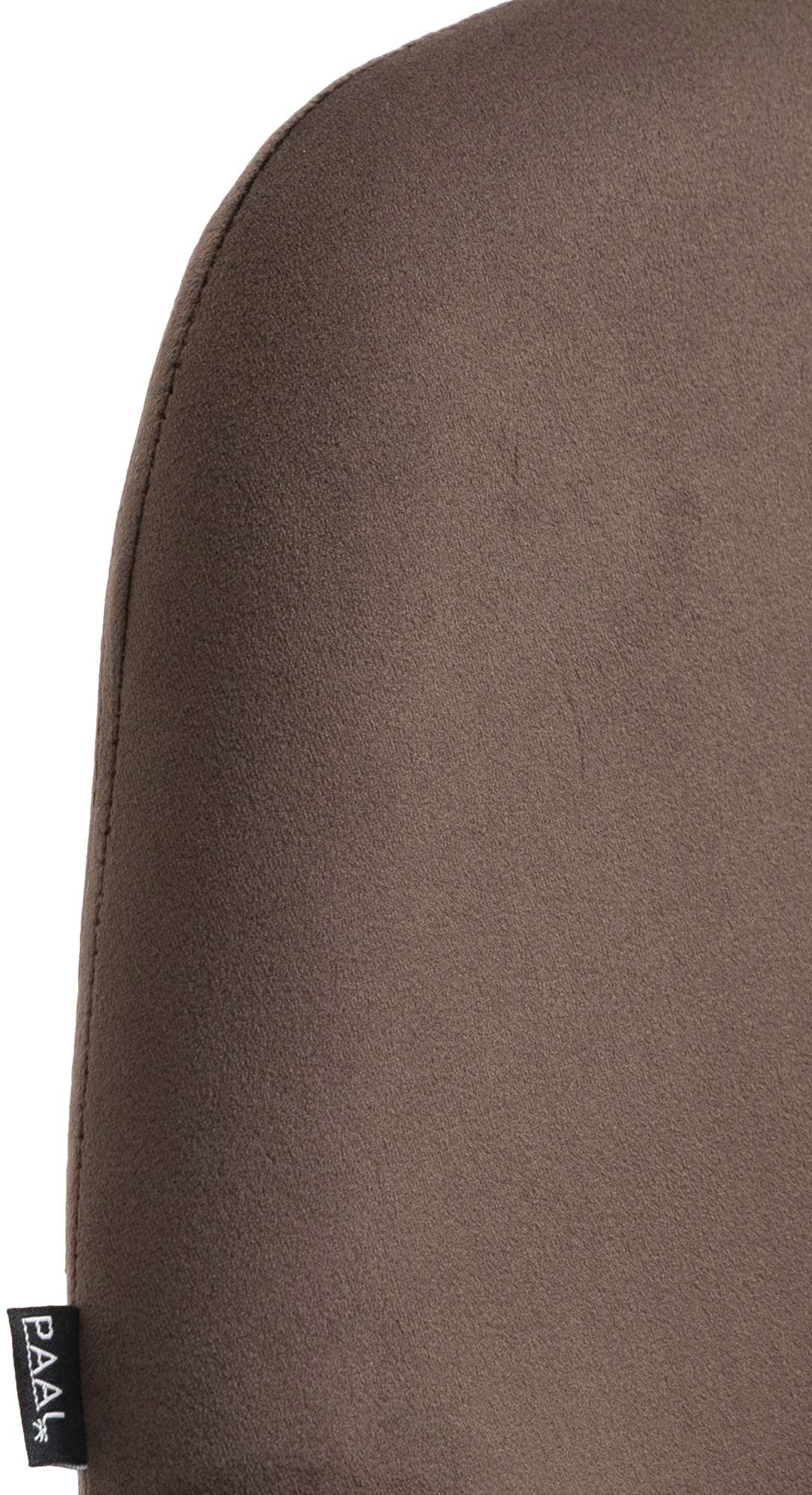 2er Set Barhocker Braga Samt weiß, braun