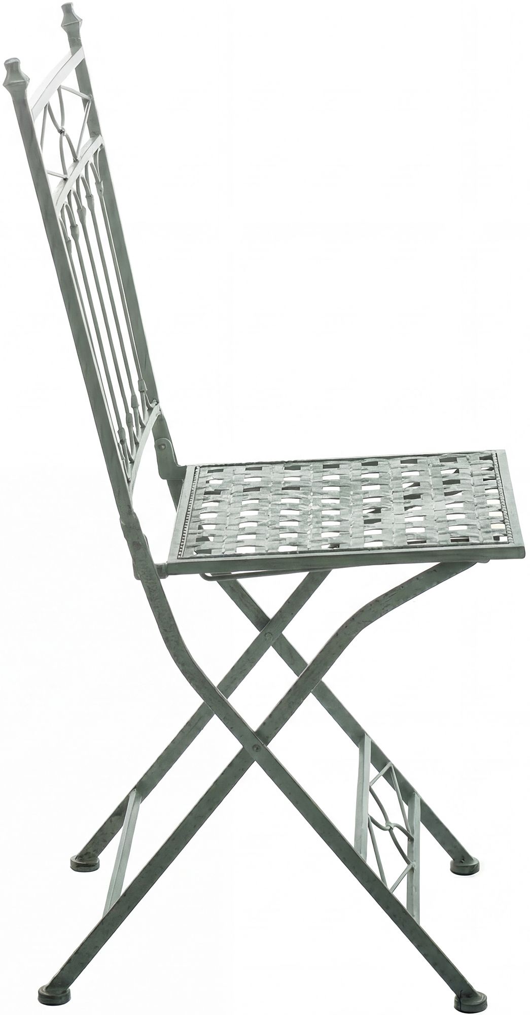 2er Set Klappstuhl Asina, antik-grün