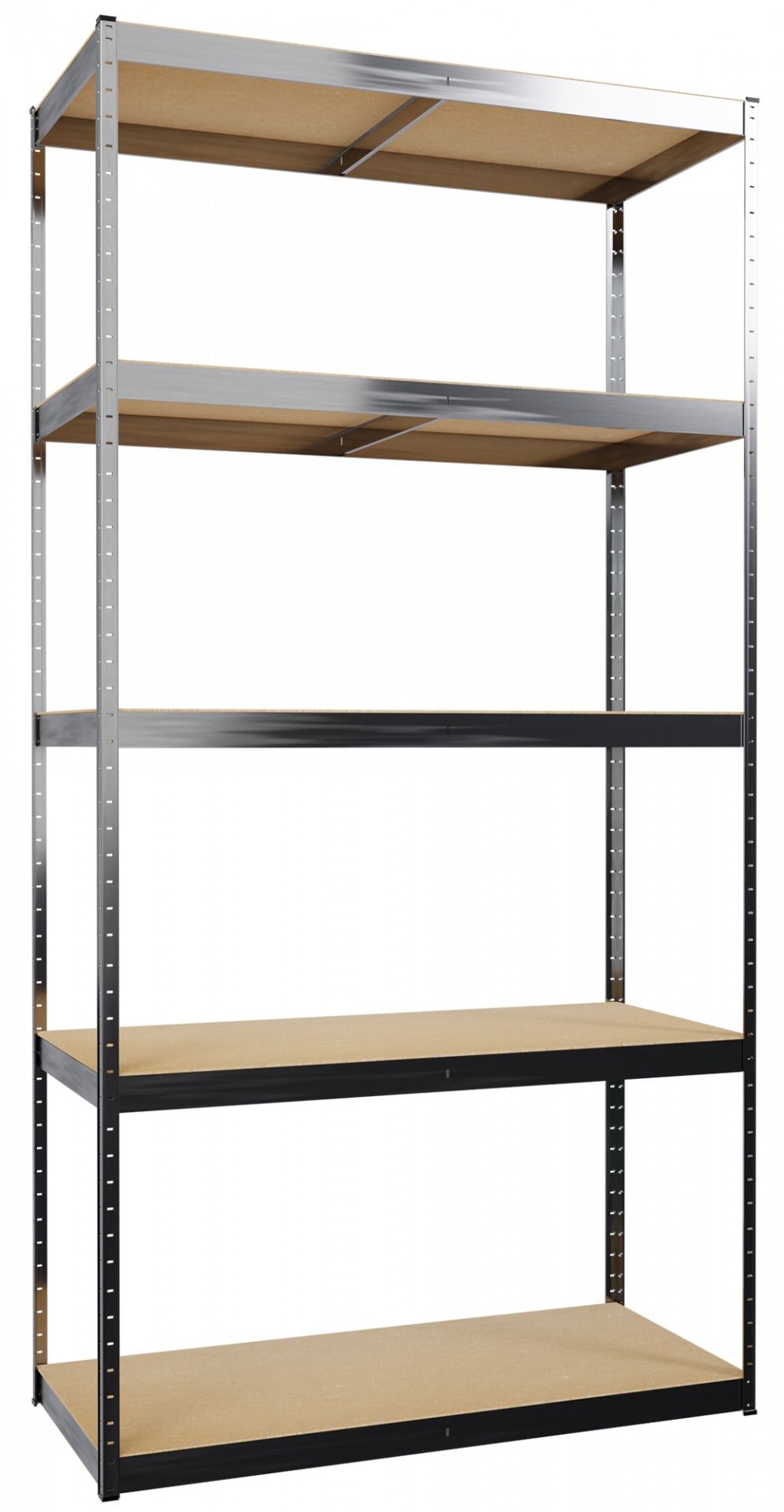 3er Regalsystem, silber