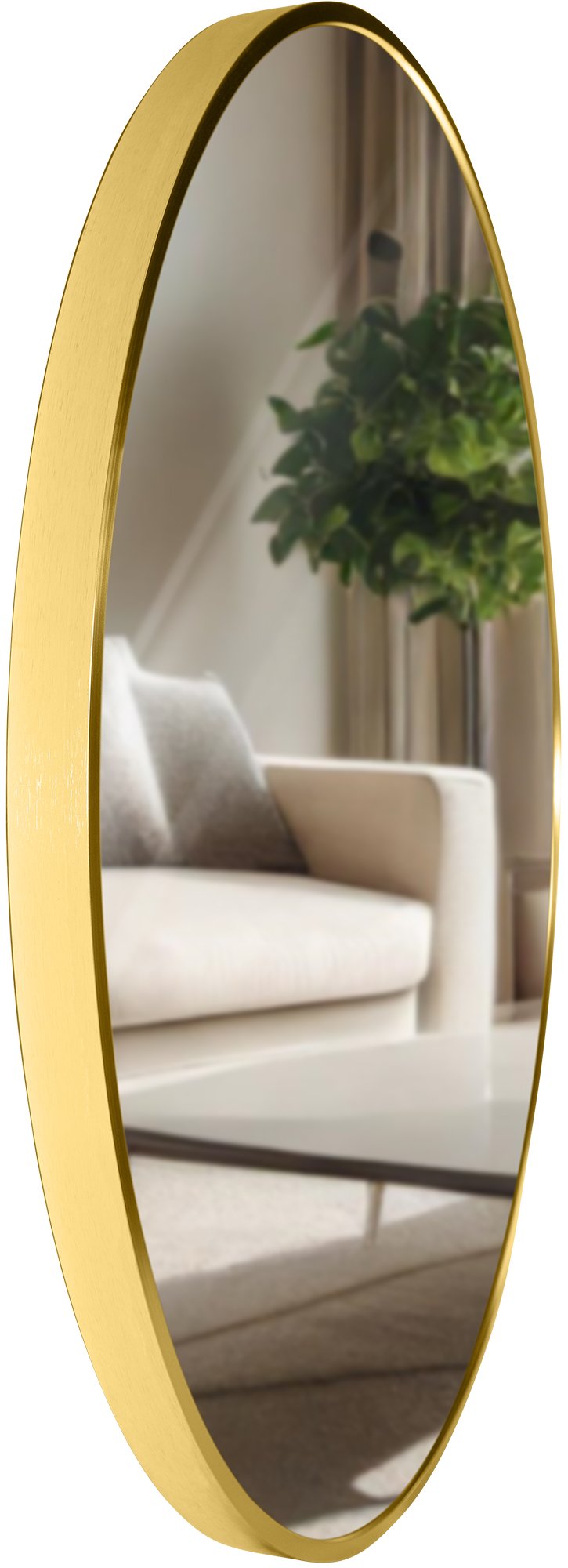 Wandspiegel Elsie L, gold glanz