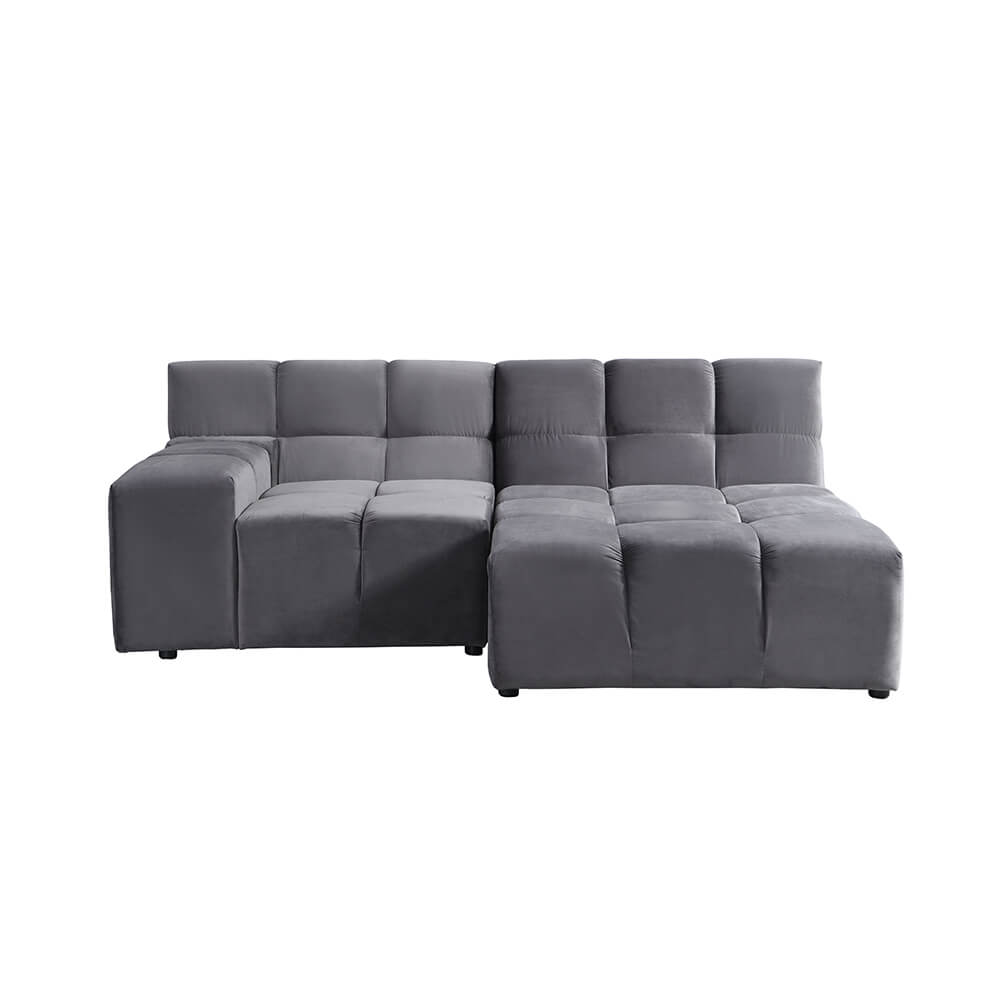 Modulares Sofa ORLENA - Anthrazit 204 x 148 cm