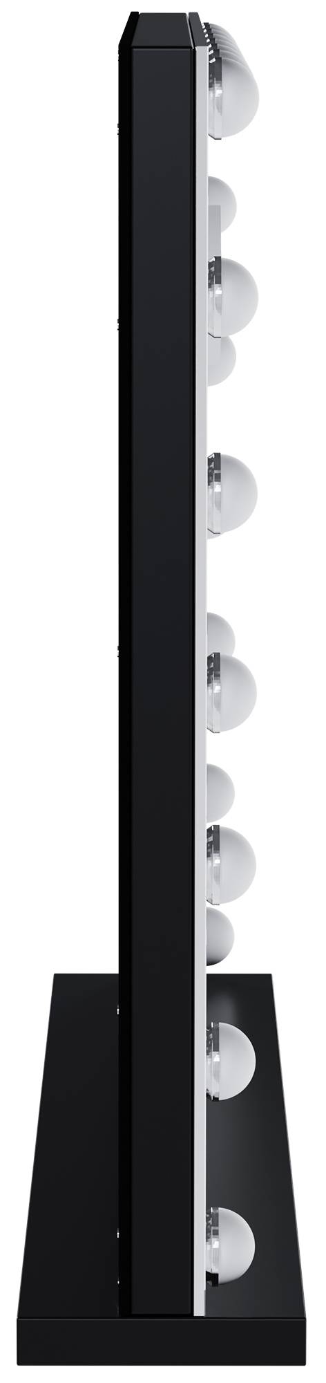 Schminkspiegel Norlina mit Bluetooth, schwarz