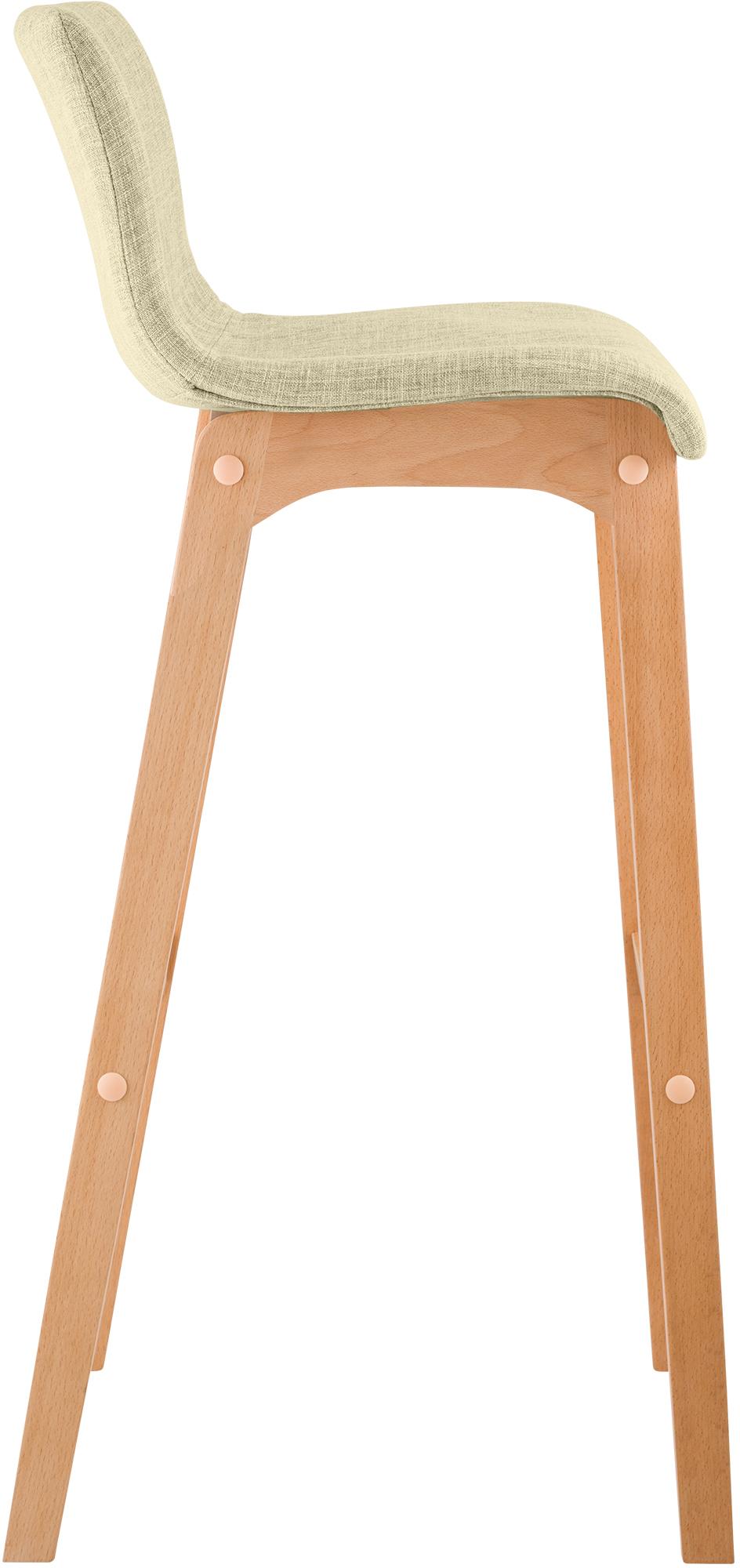 Barhocker Hoover Stoff Natura, creme