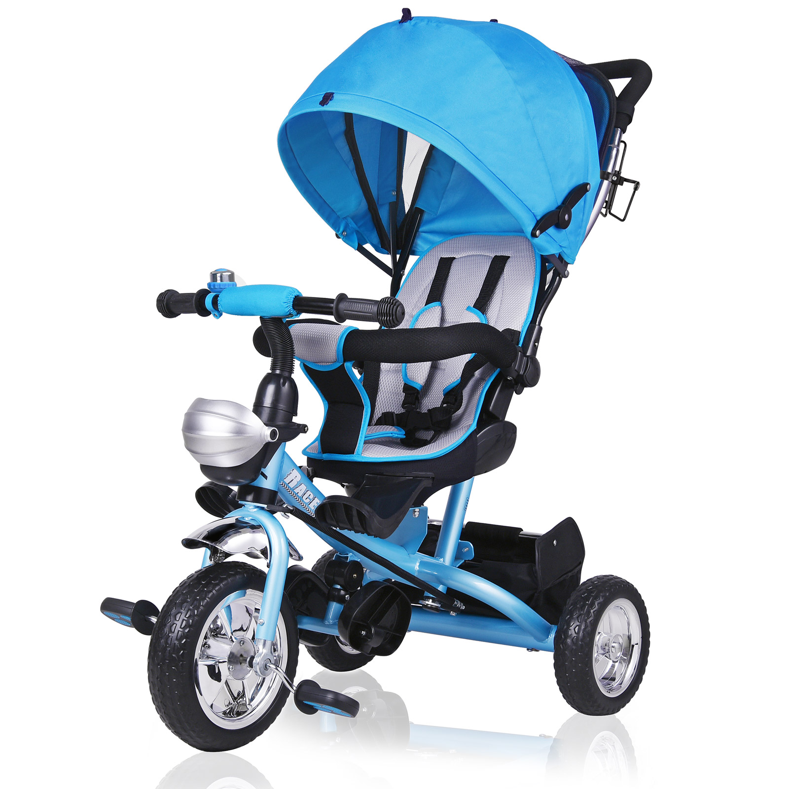 Multifunktionales Kinderdreirad Blau