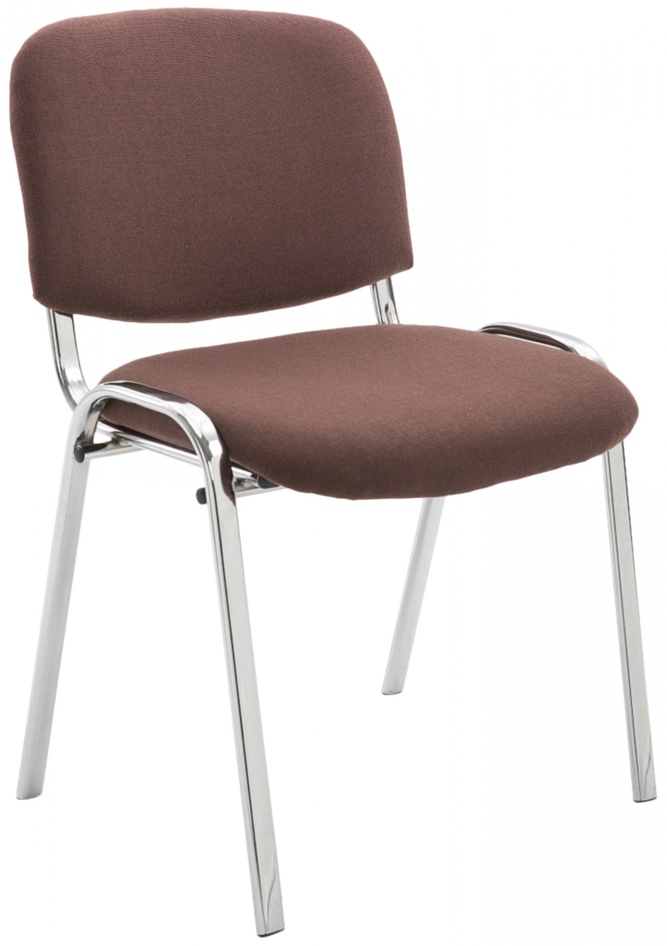 Besucherstuhl Ken C Stoff, braun