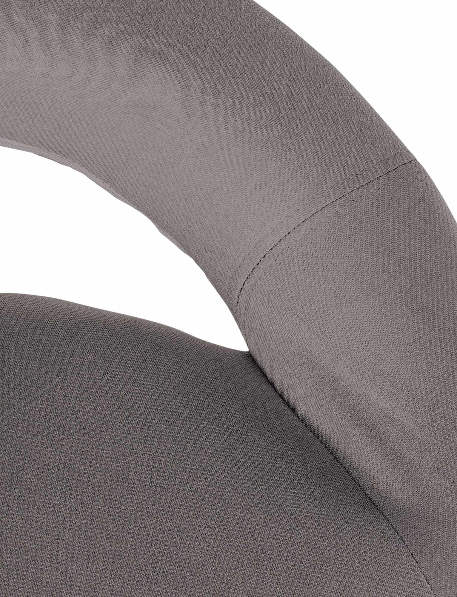 Barhocker Olinda Stoff schwarz, grau