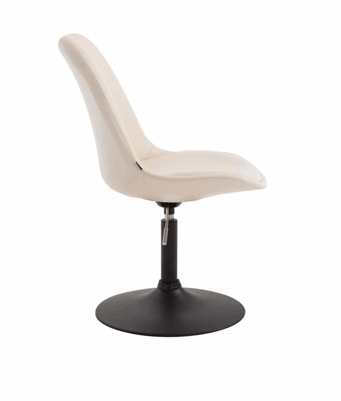 4er Set Esszimmerstühle Maverick B Kunstleder, creme