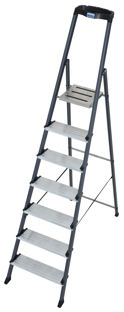 MONTO Stufen-Stehleiter Securo eloxiert, 1x7 Stufen