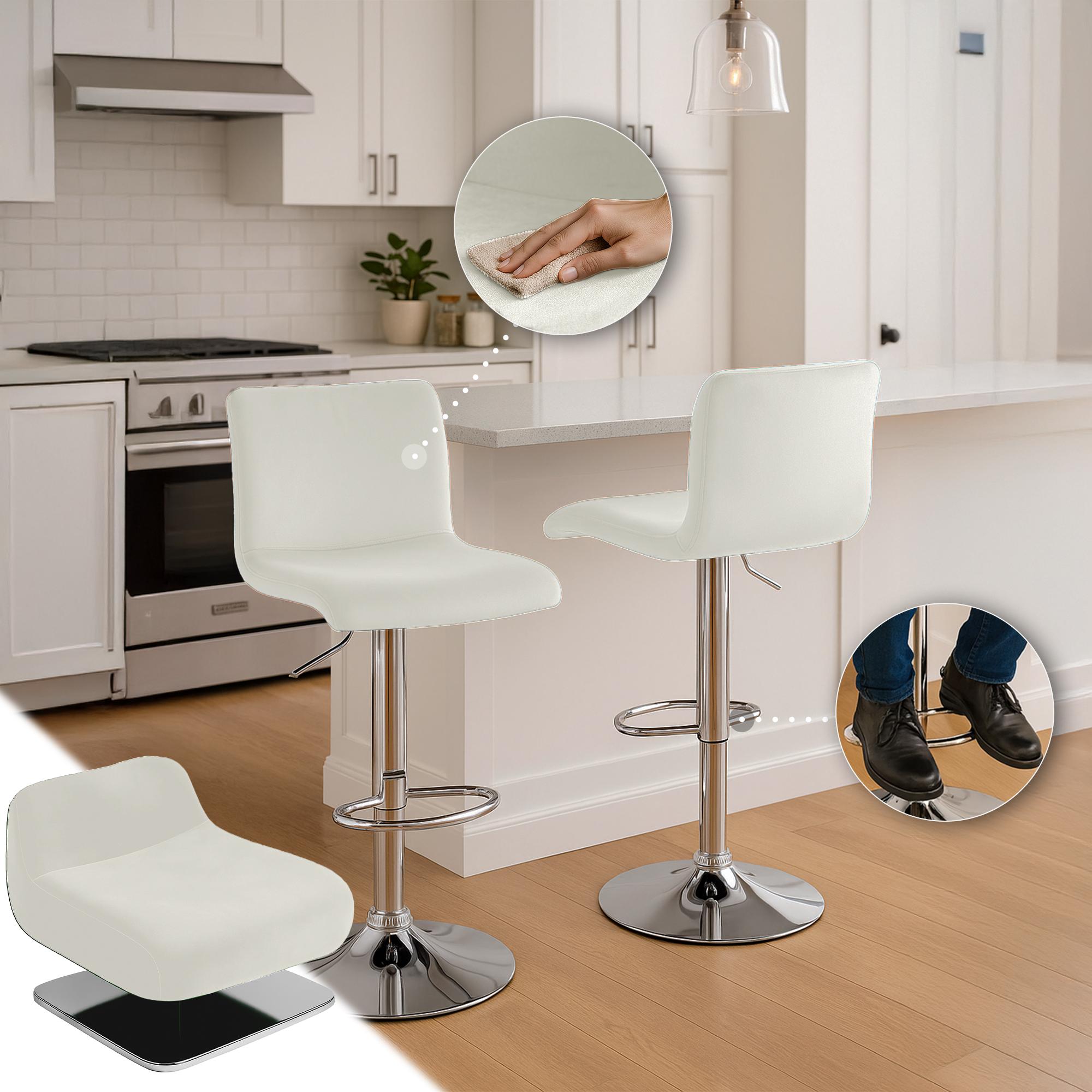 Barhocker Hoover Samt C, creme