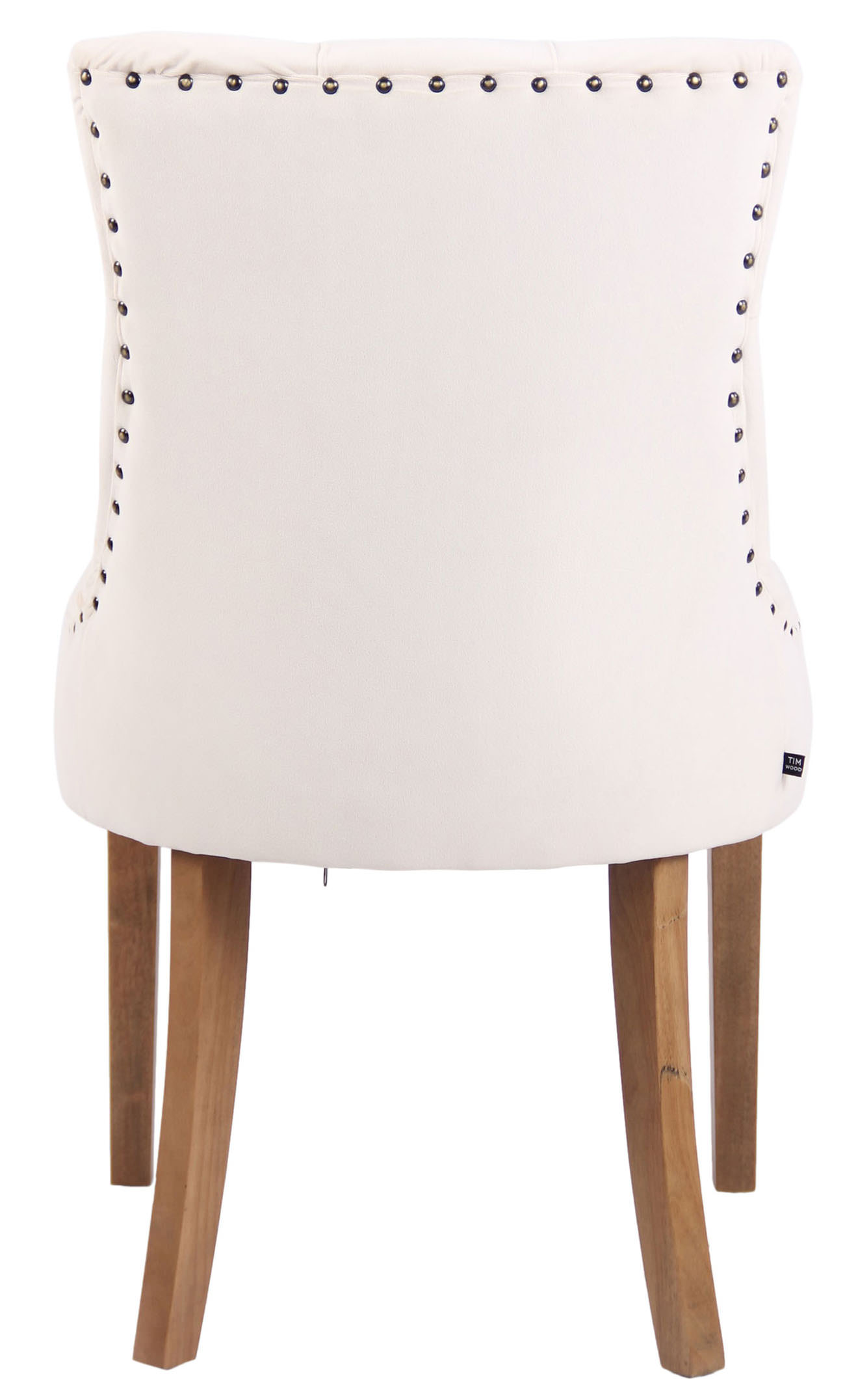 Esszimmerstuhl Aberdeen Samt antik-hell, creme