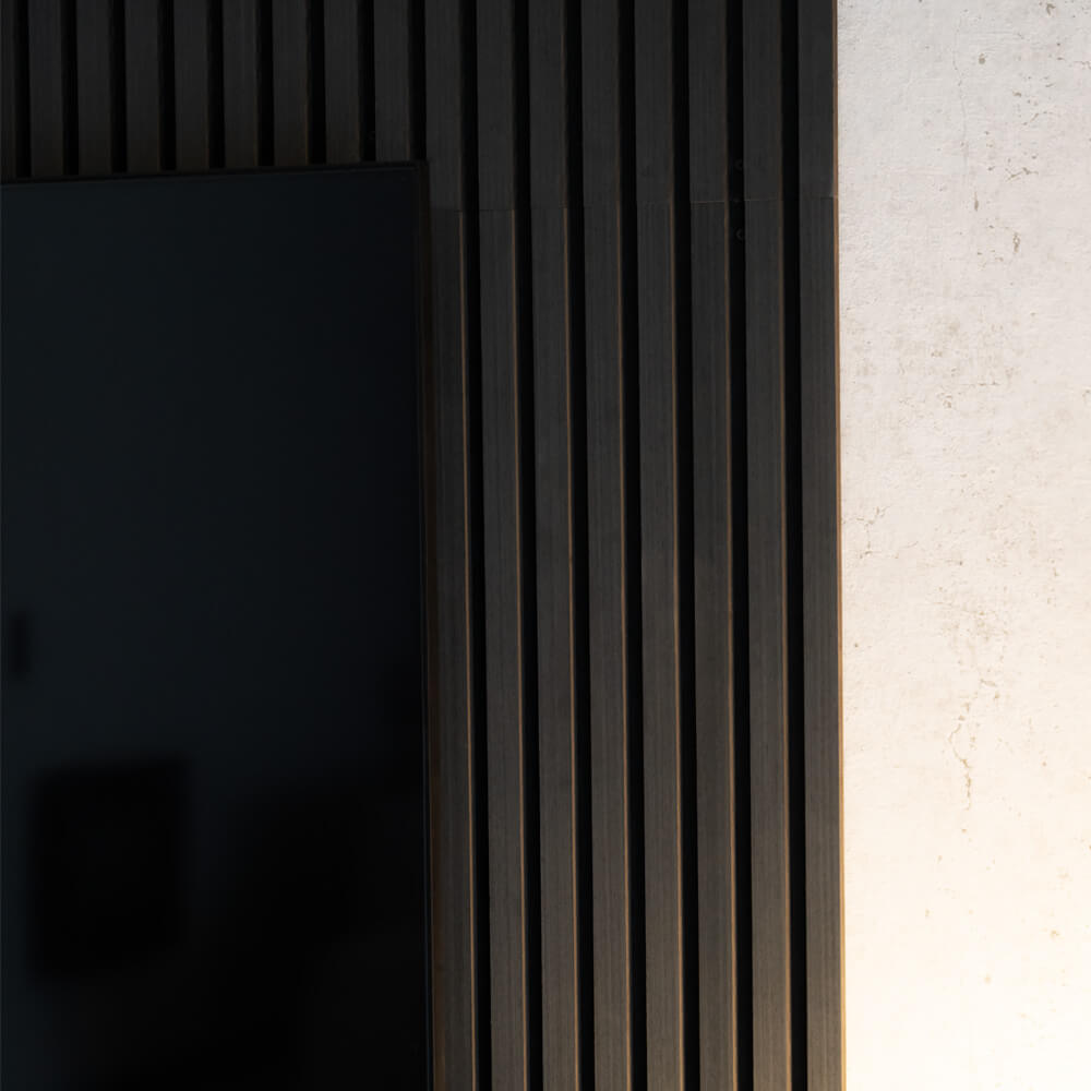 Akustikpaneel SONIC - 240 x 40 cm Black Oak
