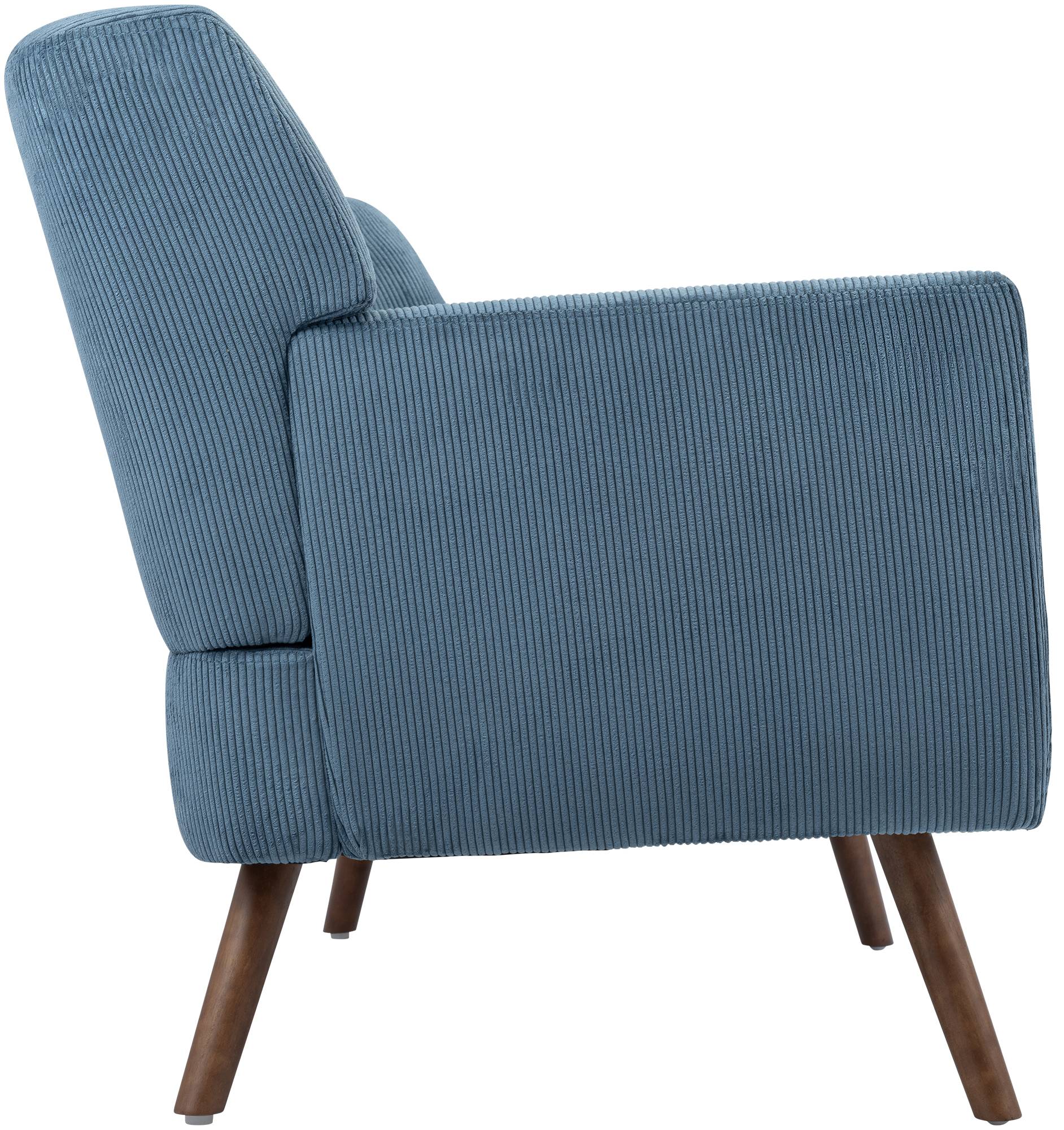 Sofa Kioni Cord, blau