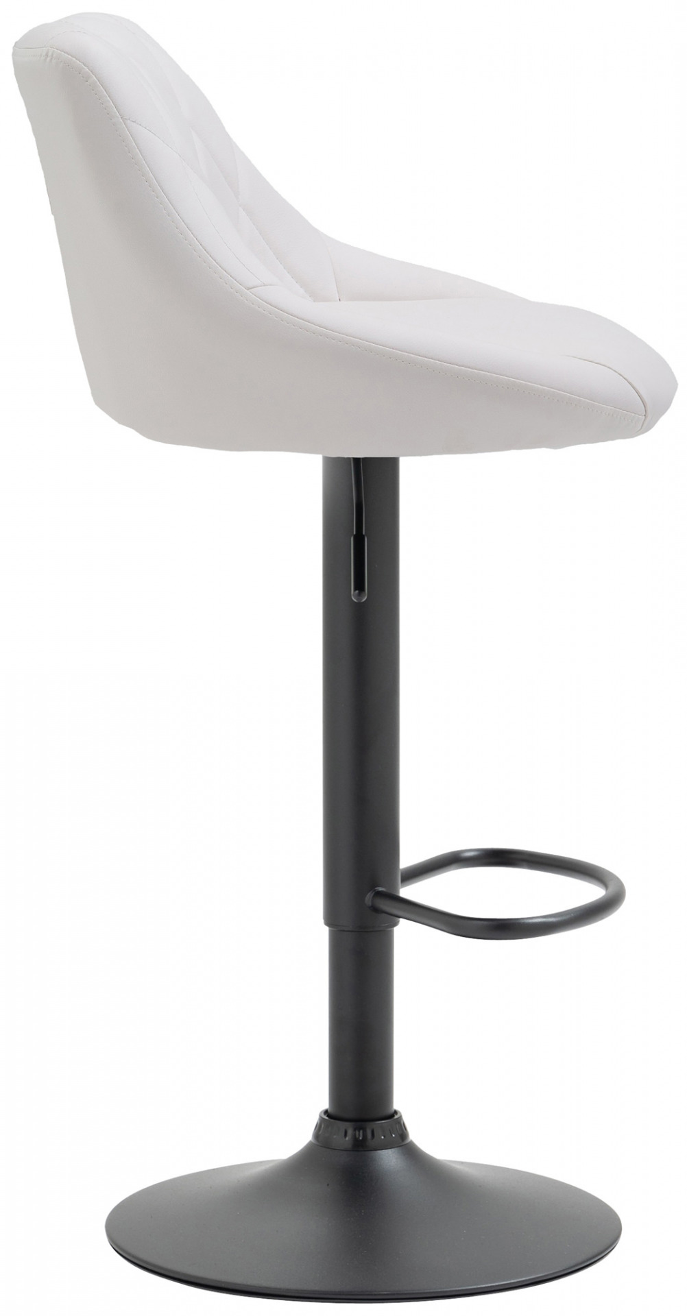 Barhocker Lazio Kunstleder schwarz, weiß
