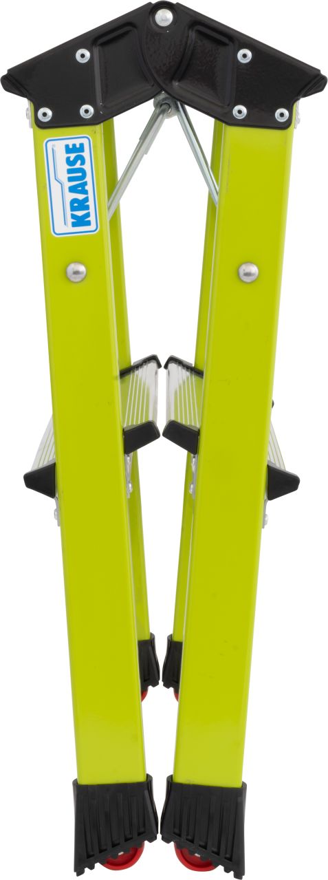 MONTO Doppel-Klapptritt Rolly, grün, 2x2 Stufen
