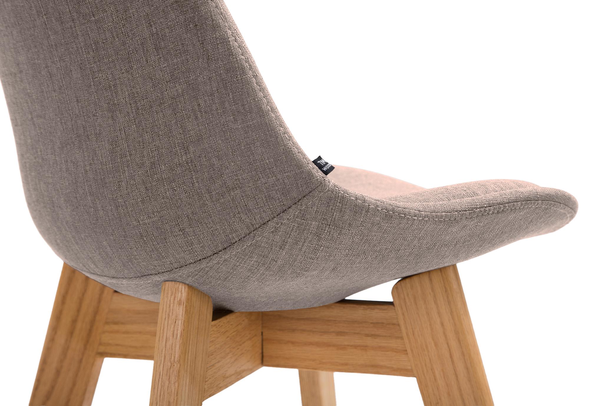 Barhocker Cannes Stoff Natura, taupe