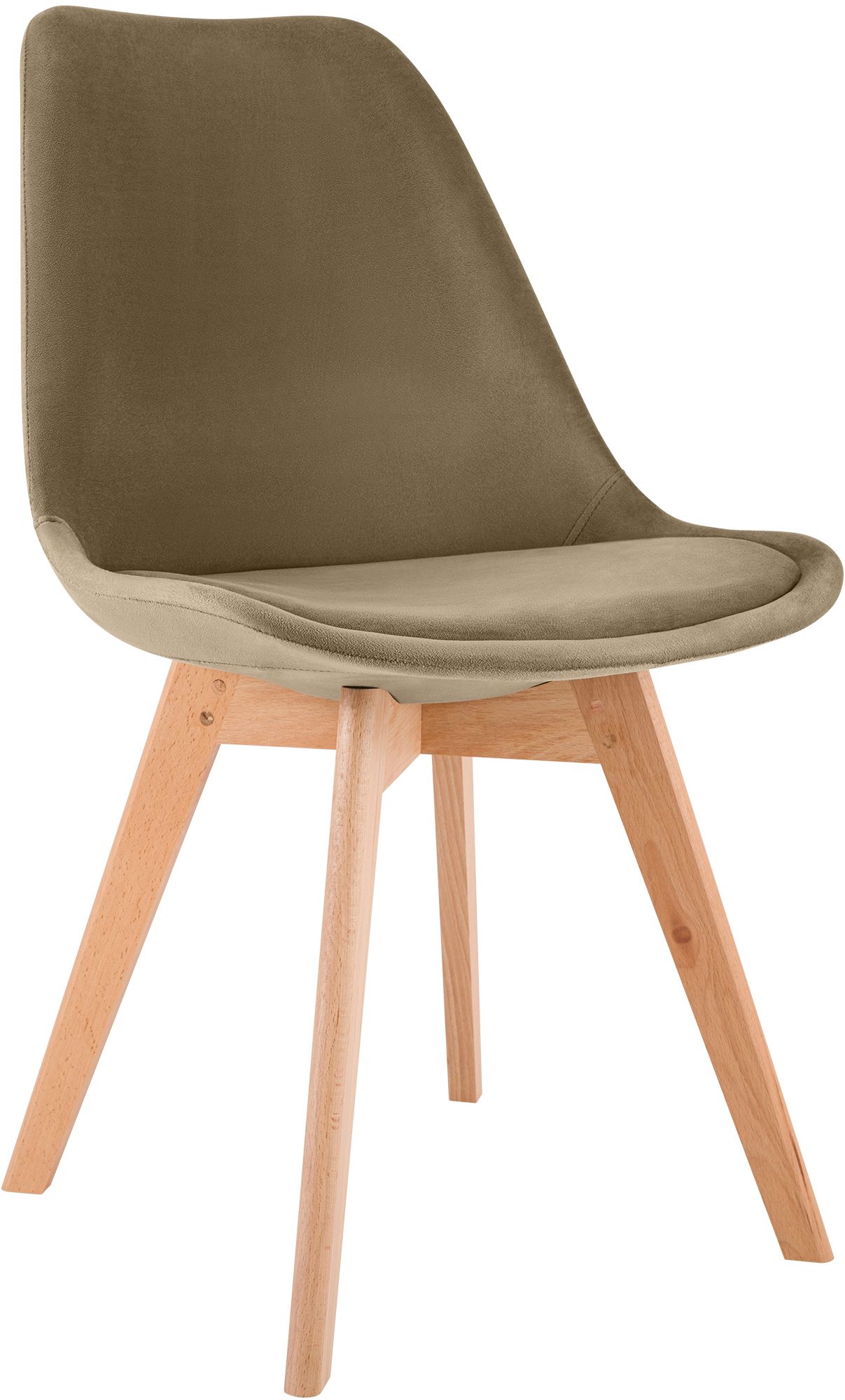 Stuhl Linares Samt, braun