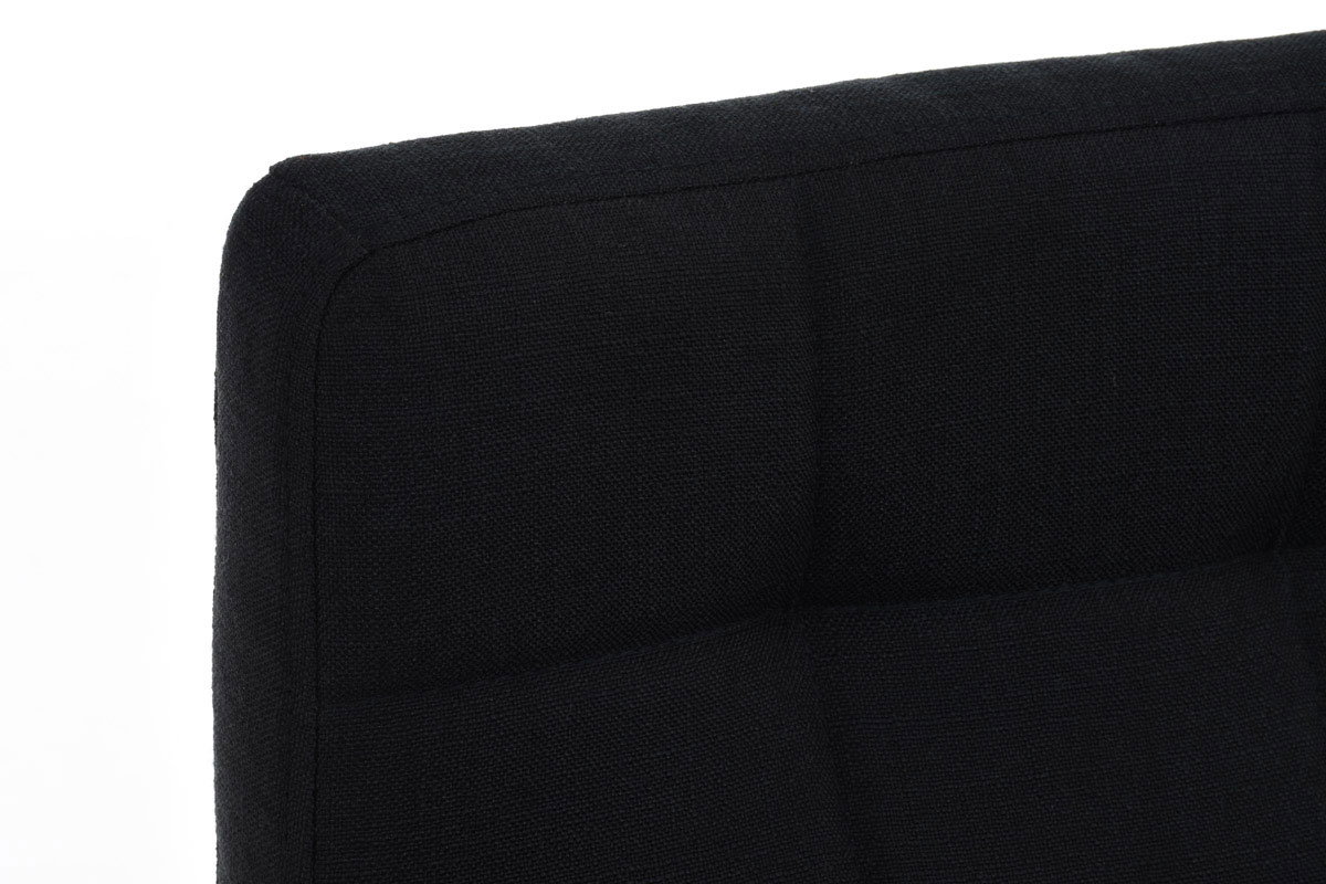 Barhocker Lincoln Stoff, schwarz