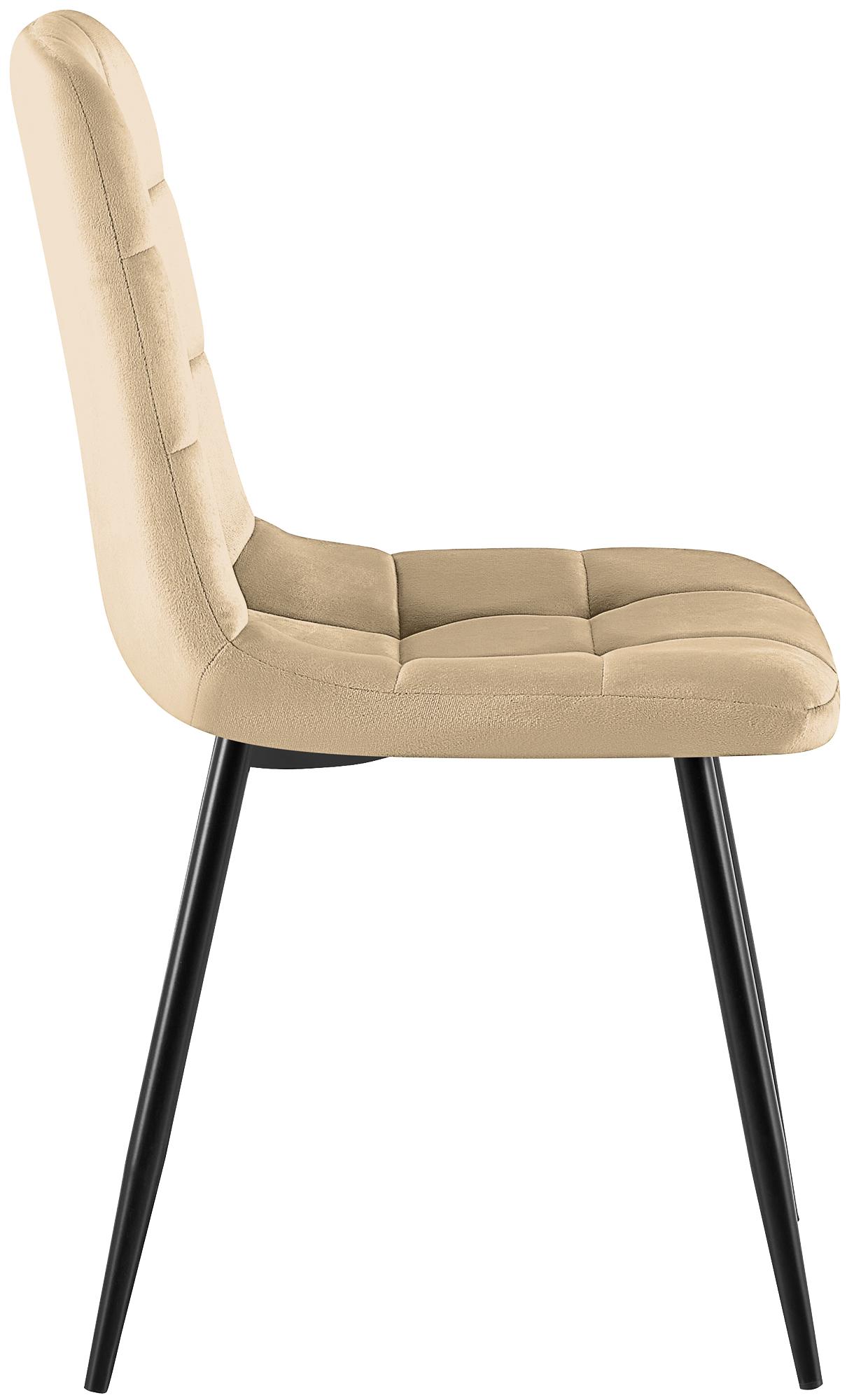 4er Set Esszimmerstühle Antibes, creme