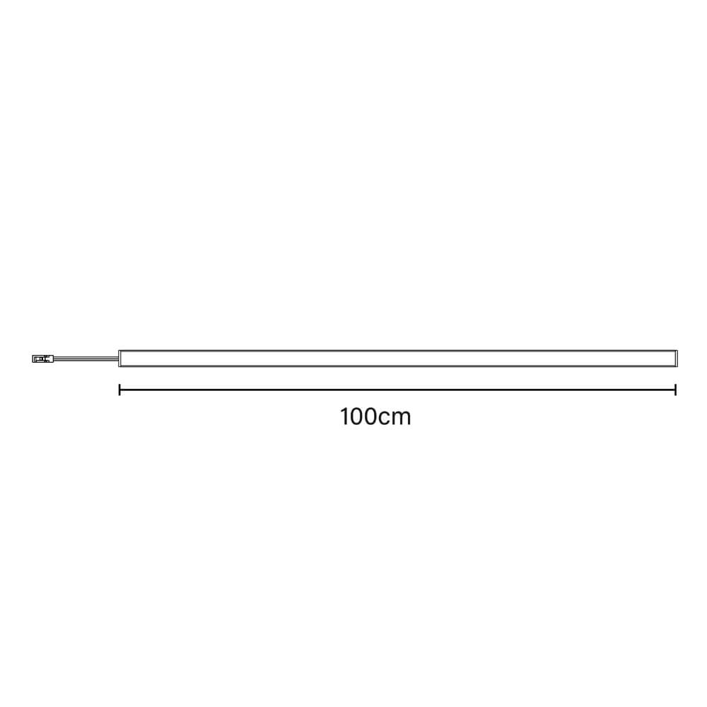 LED Lichtleiste für Akustikpaneel NOX - Ergänzungsset 2 x 100 cm